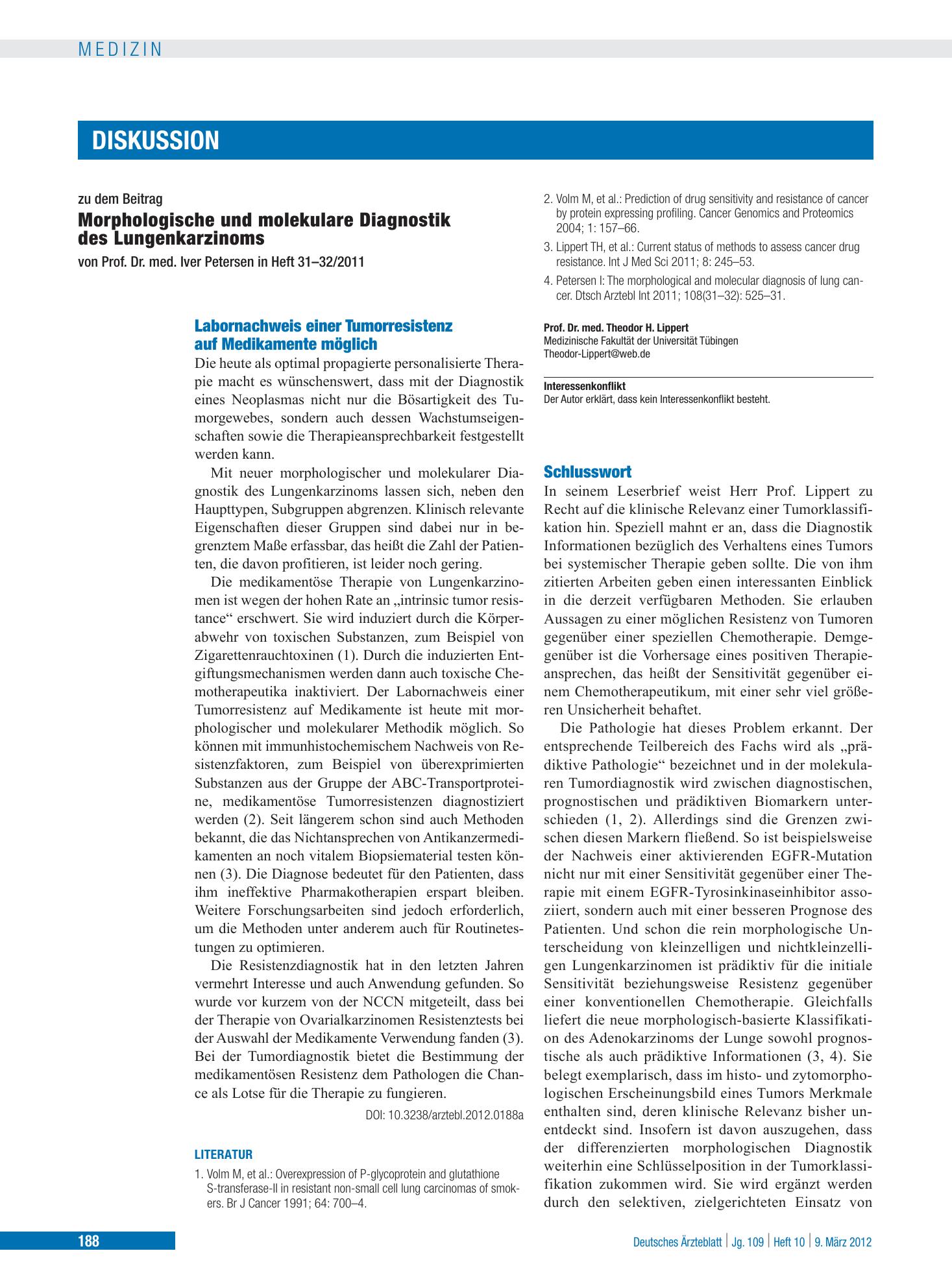 Vorschauseite 1: Schlusswort – Deutsches Ärzteblatt