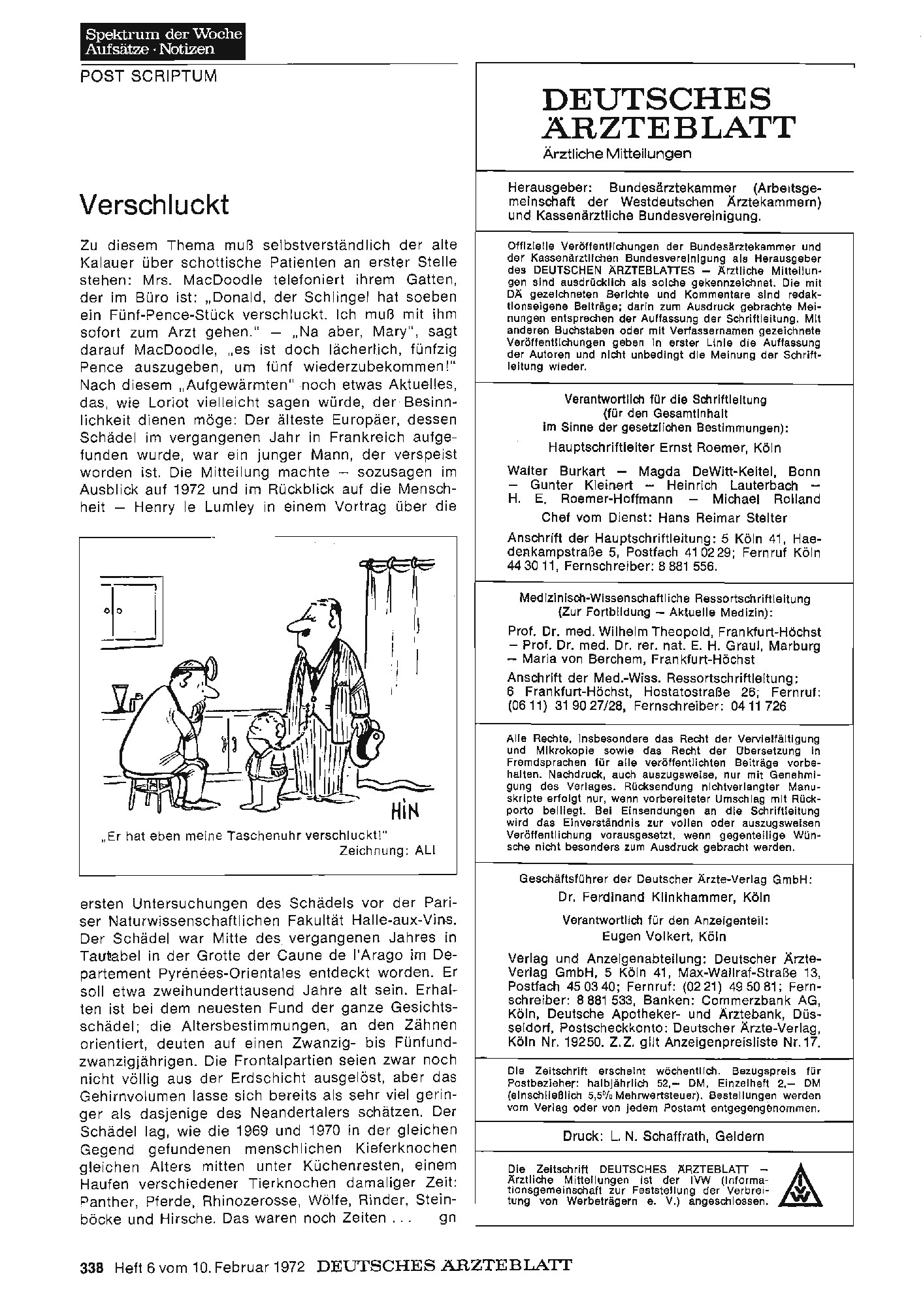 Vorschauseite 1: Verschluckt