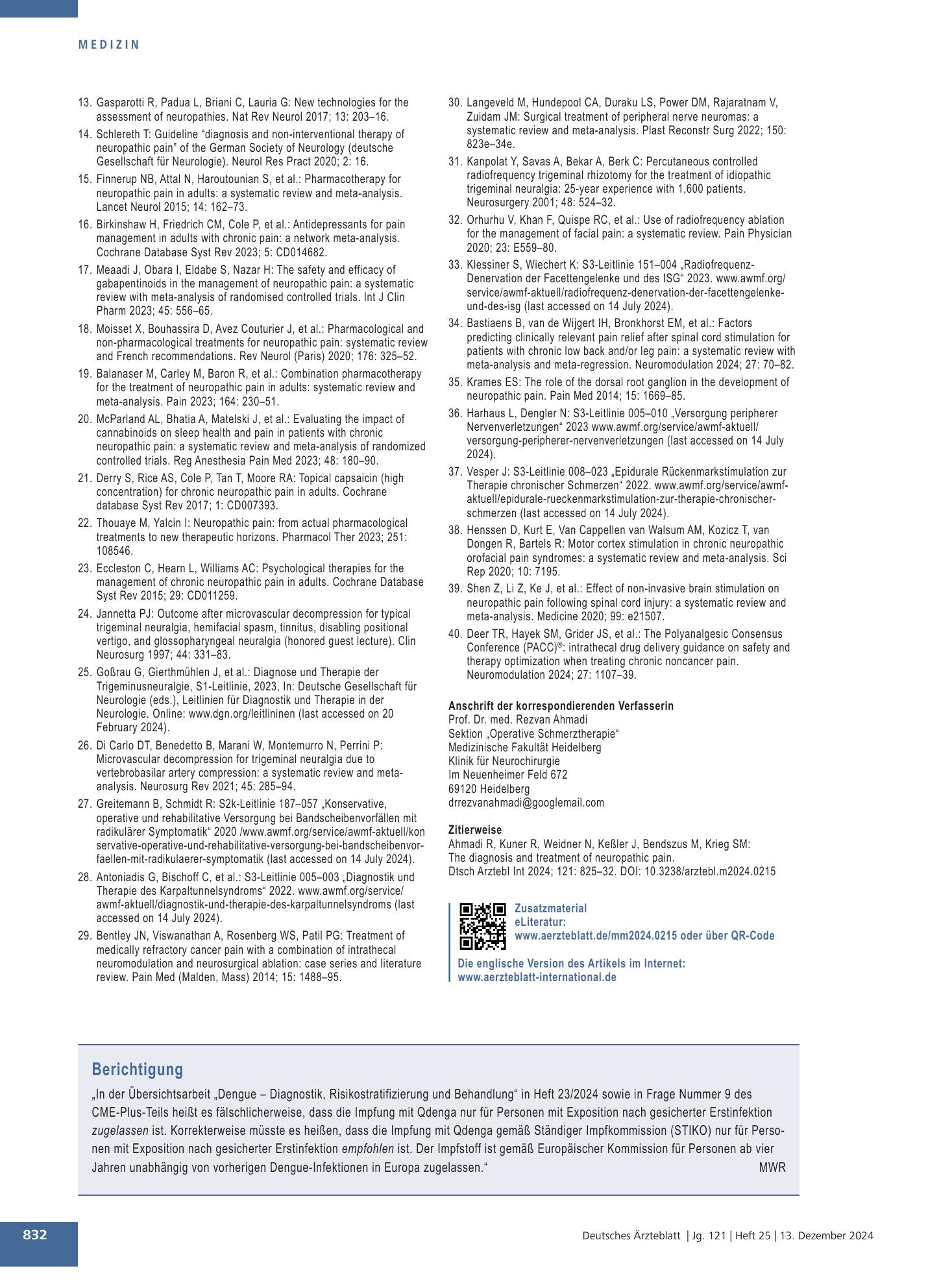 Vorschauseite 1: Berichtigung – Deutsches Ärzteblatt