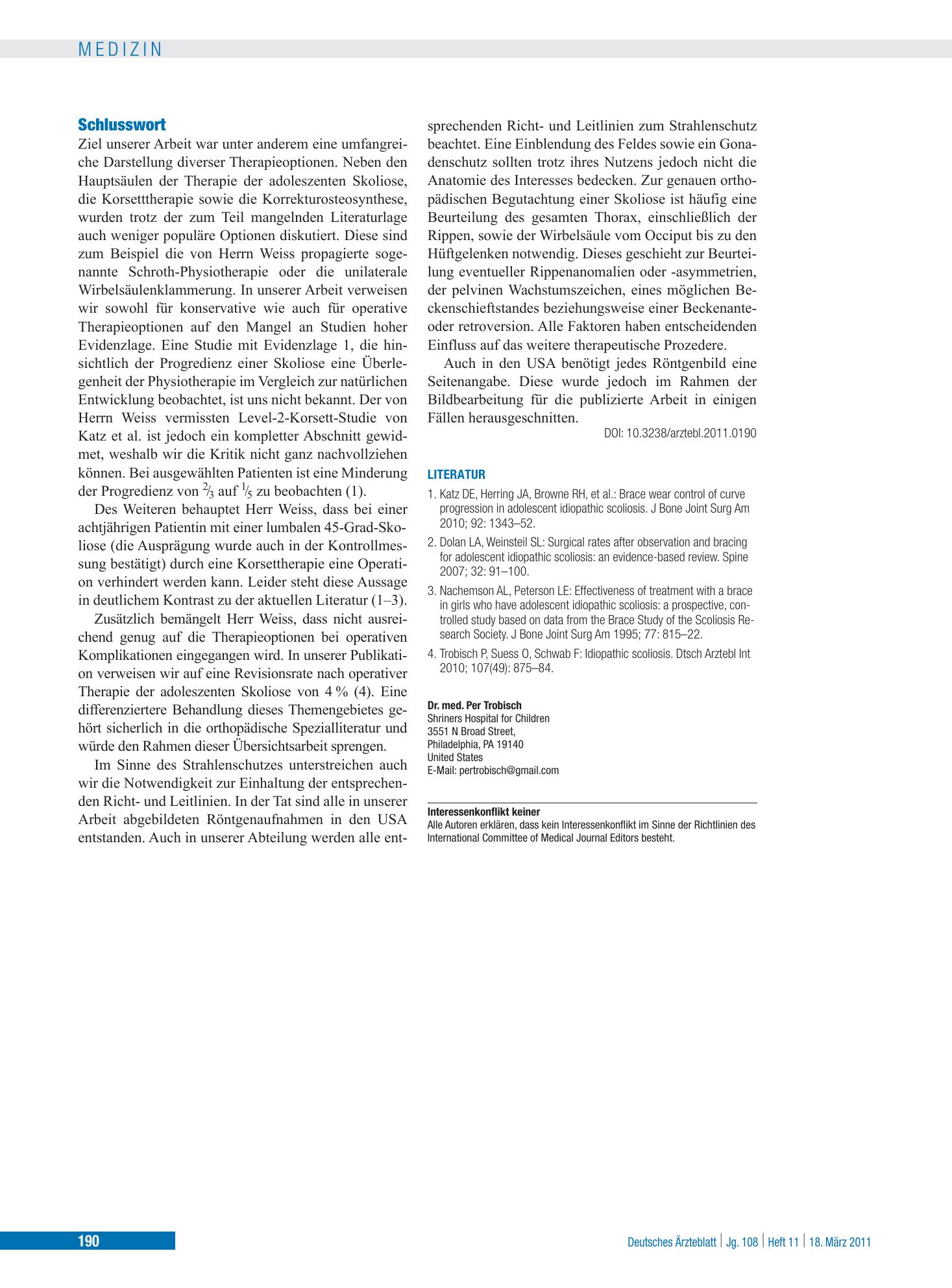 Vorschauseite 1: Schlusswort – Deutsches Ärzteblatt