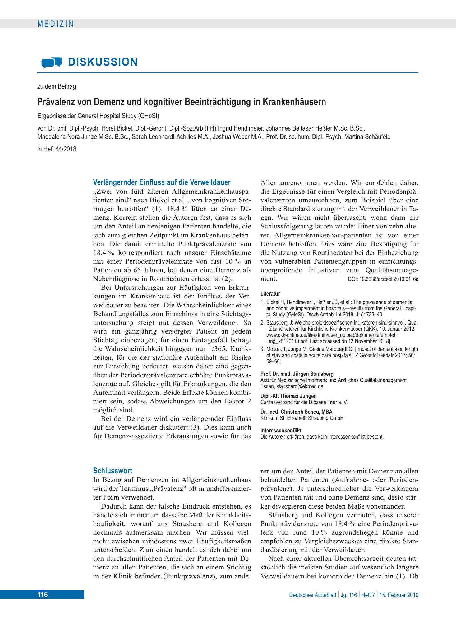 Vorschauseite 1: Schlusswort – Deutsches Ärzteblatt