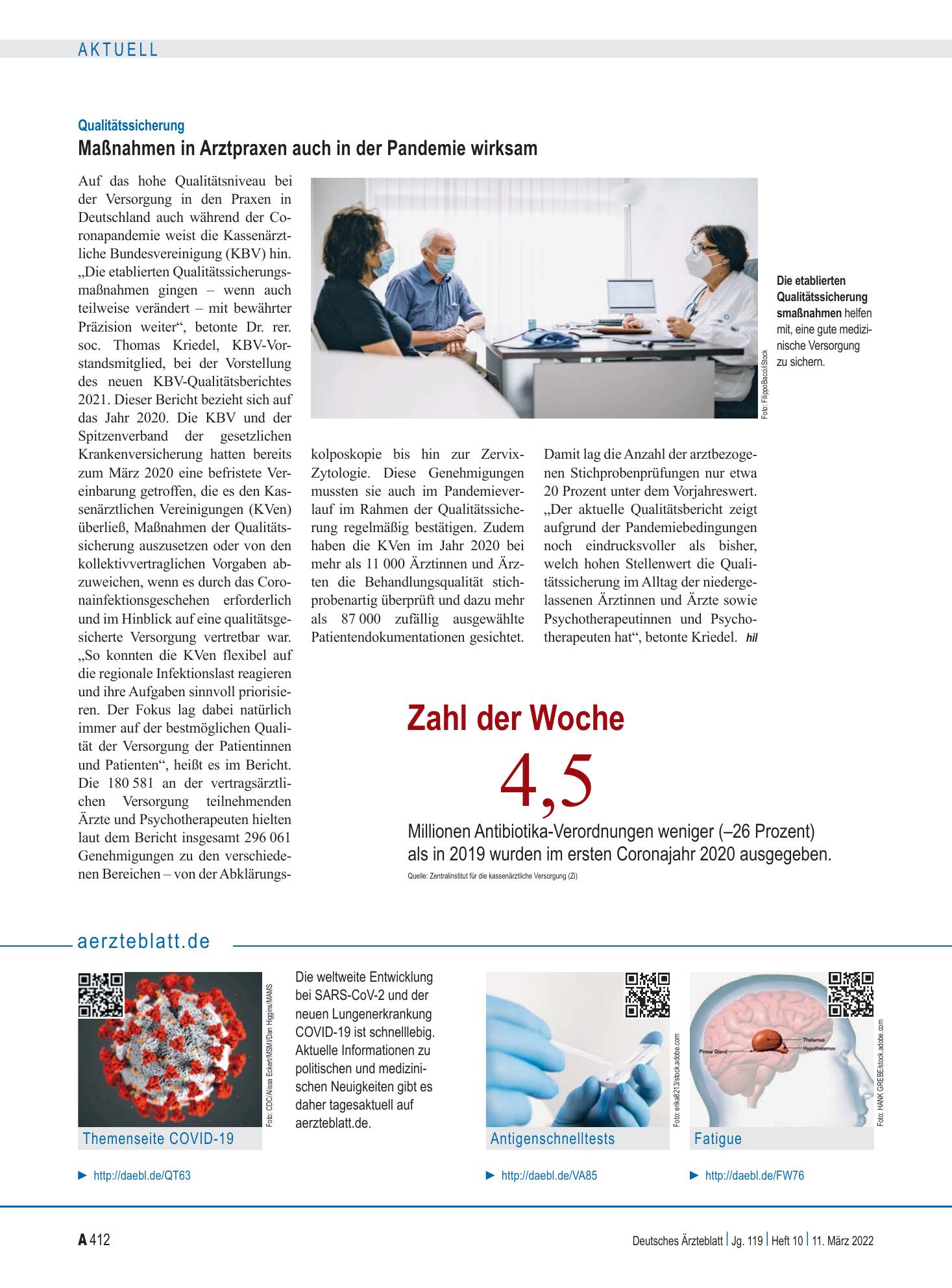 Vorschauseite 1: aerzteblatt.de – Deutsches Ärzteblatt
