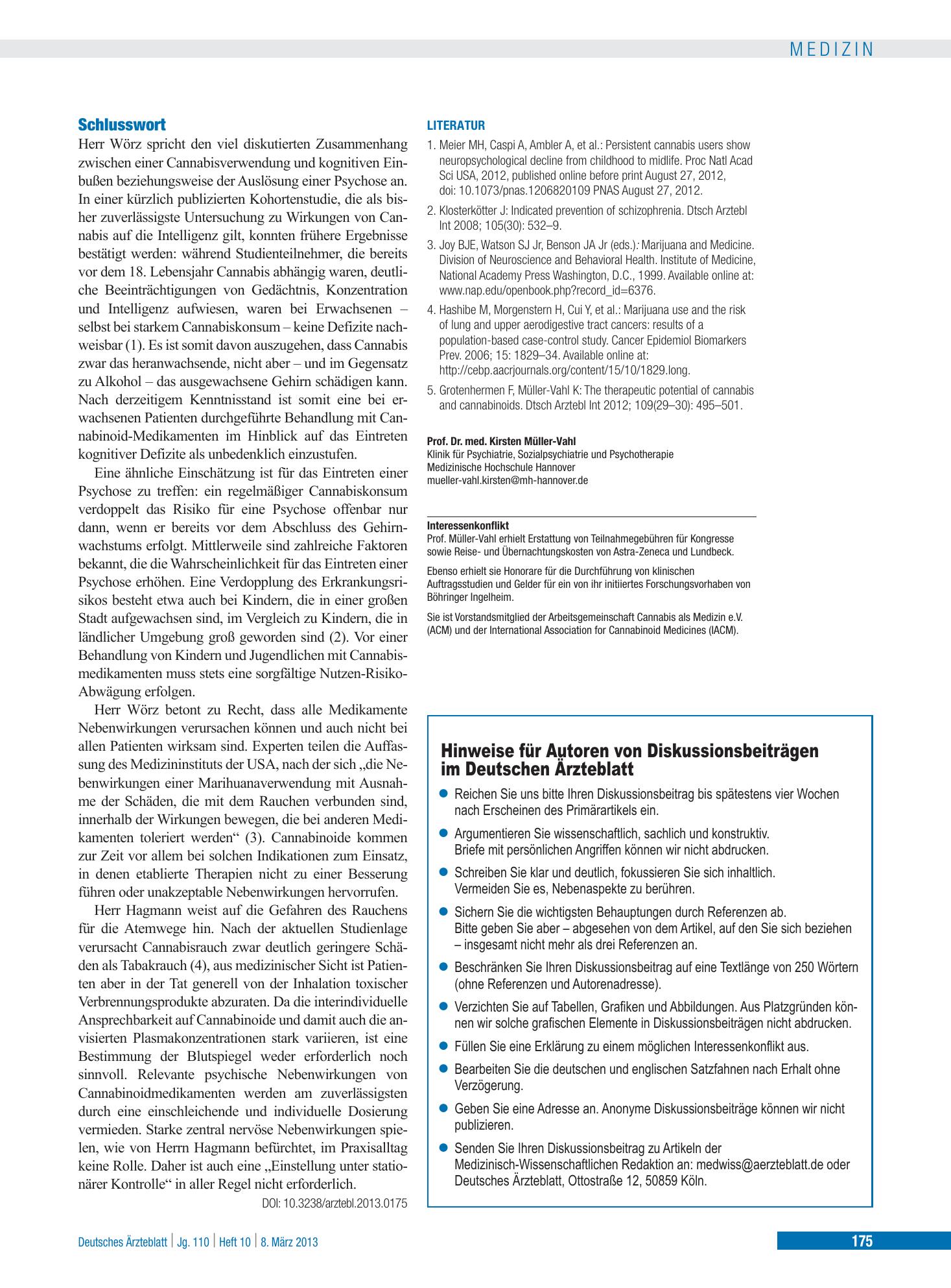 Vorschauseite 1: Schlusswort – Deutsches Ärzteblatt