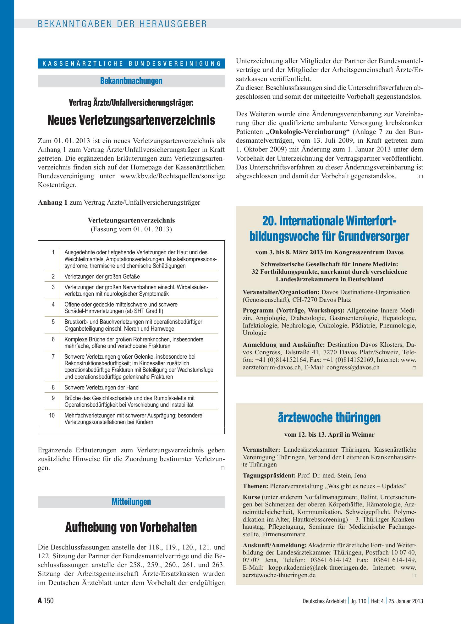 Vorschauseite 1: ärztewoche thüringen – Deutsches Ärzteblatt