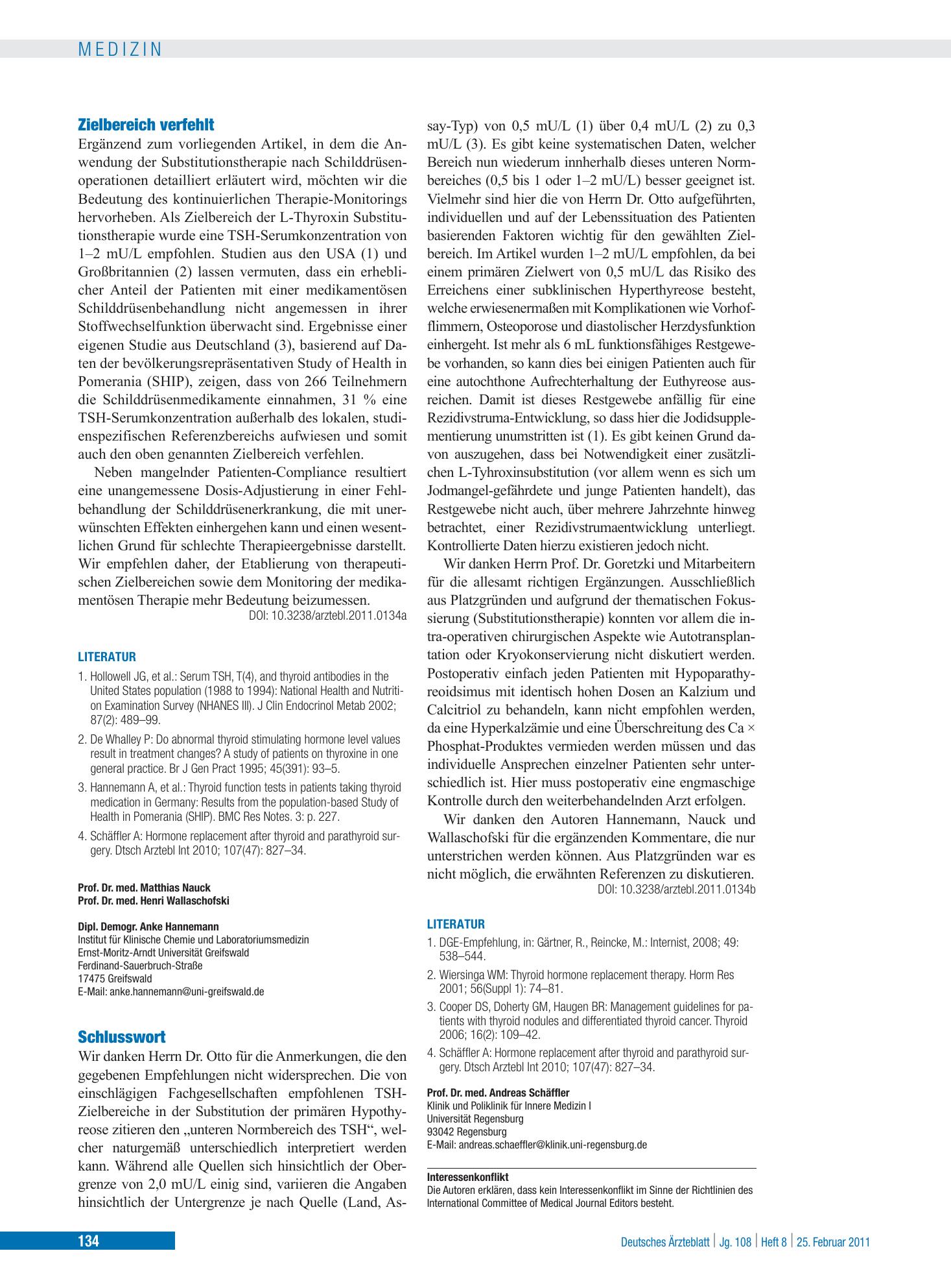 Vorschauseite 1: Schlusswort – Deutsches Ärzteblatt