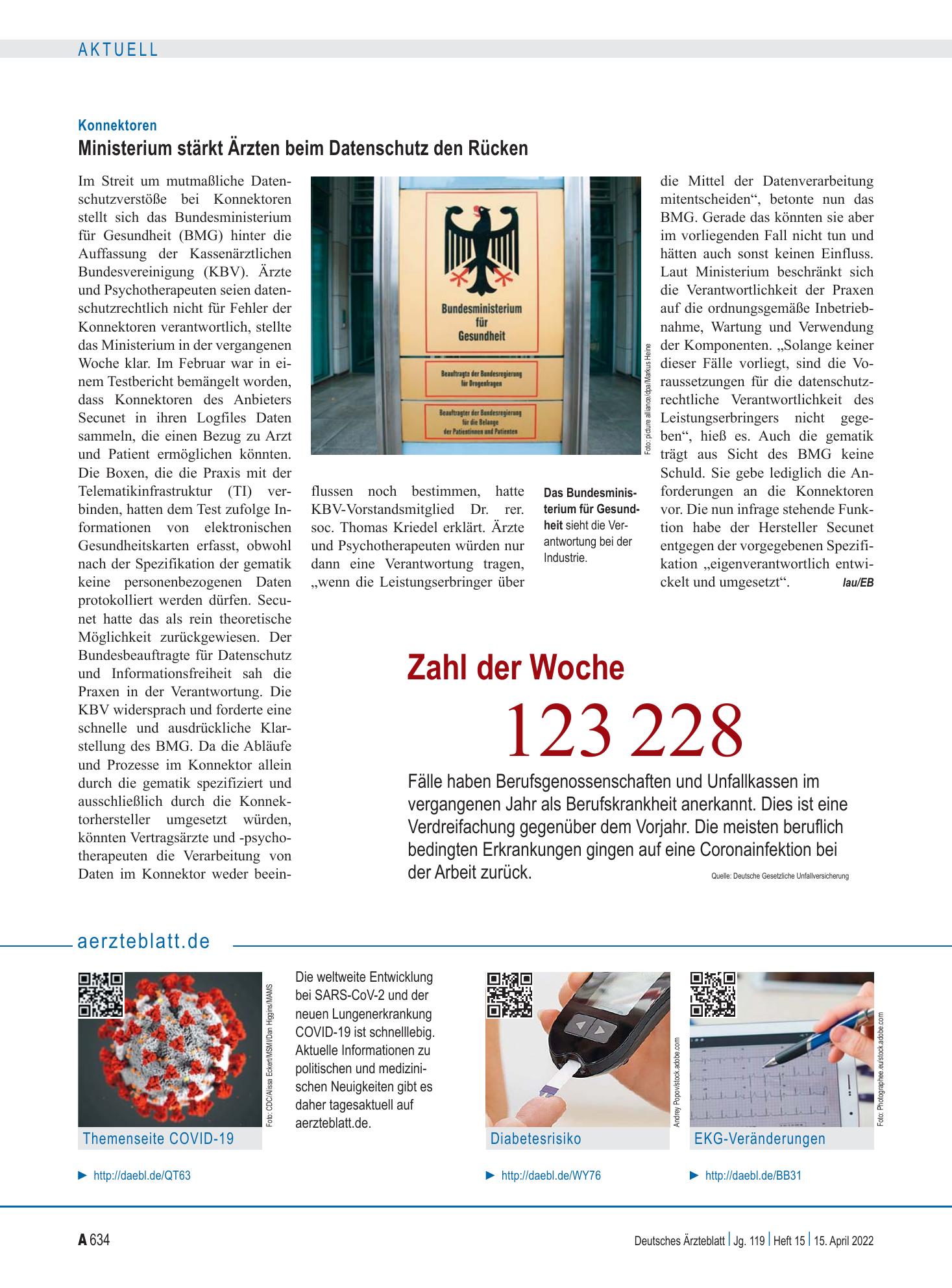 Vorschauseite 1: aerzteblatt.de – Deutsches Ärzteblatt