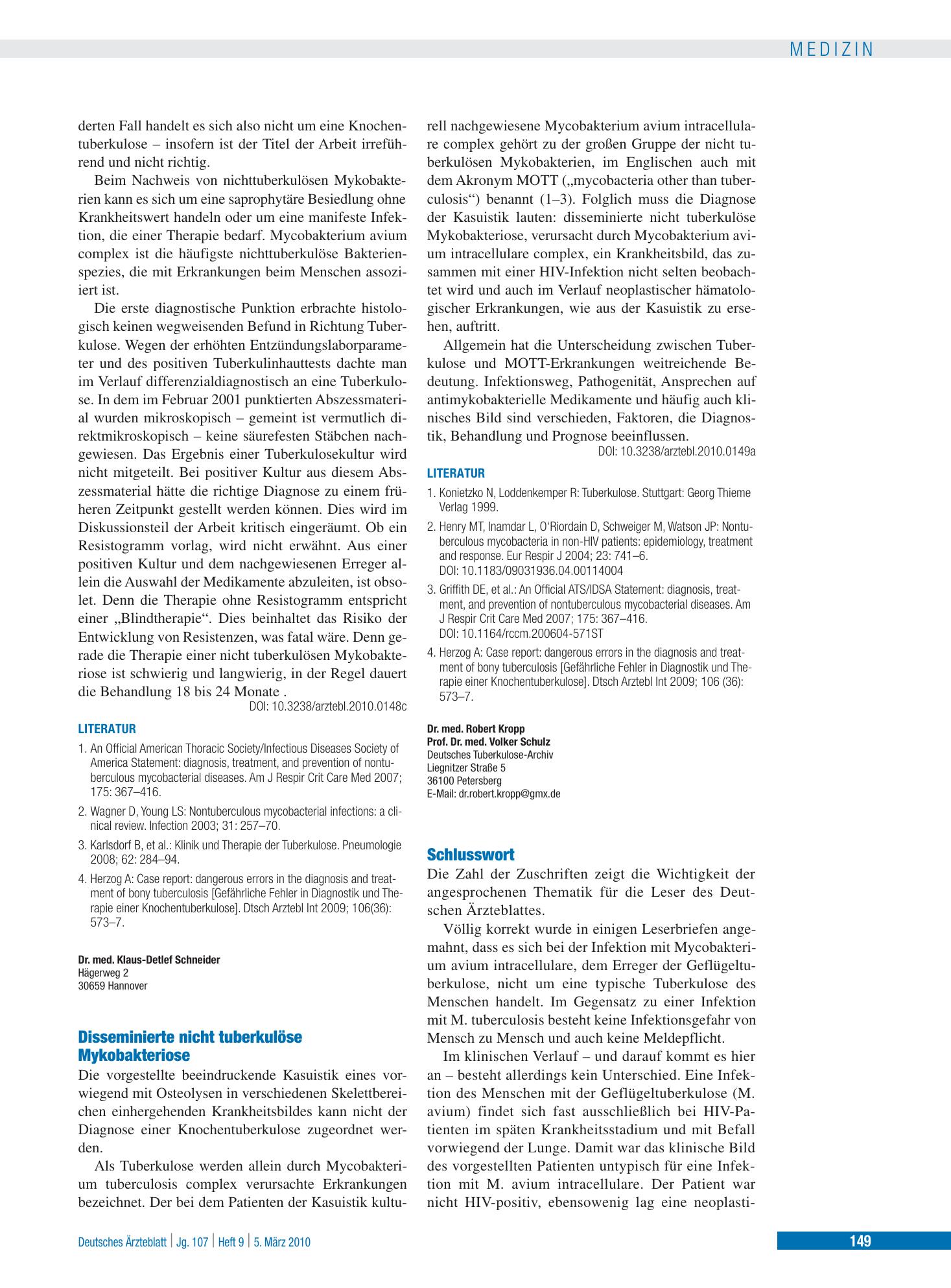 Vorschauseite 1: Schlusswort – Deutsches Ärzteblatt