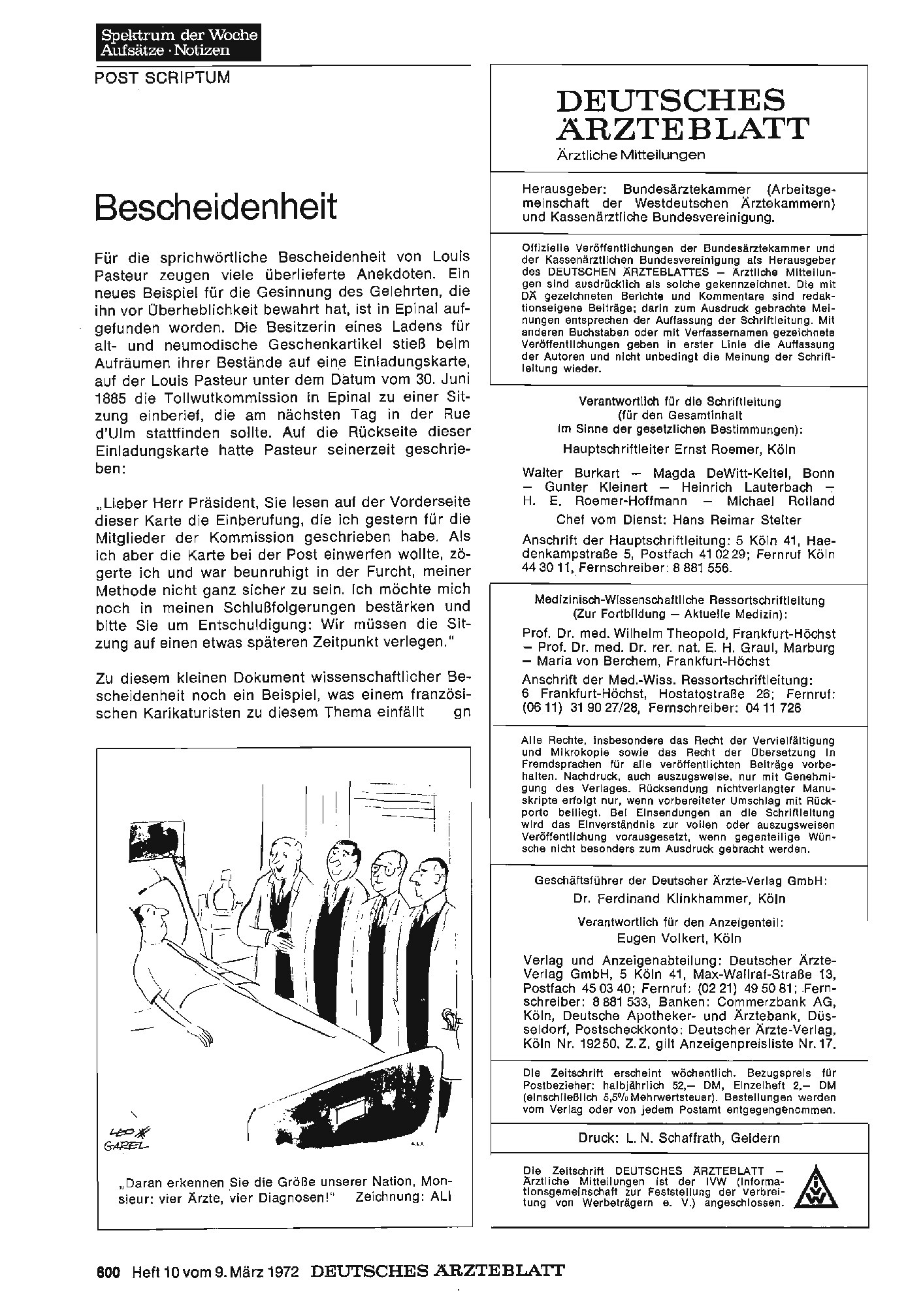 Vorschauseite 1: Bescheidenheit