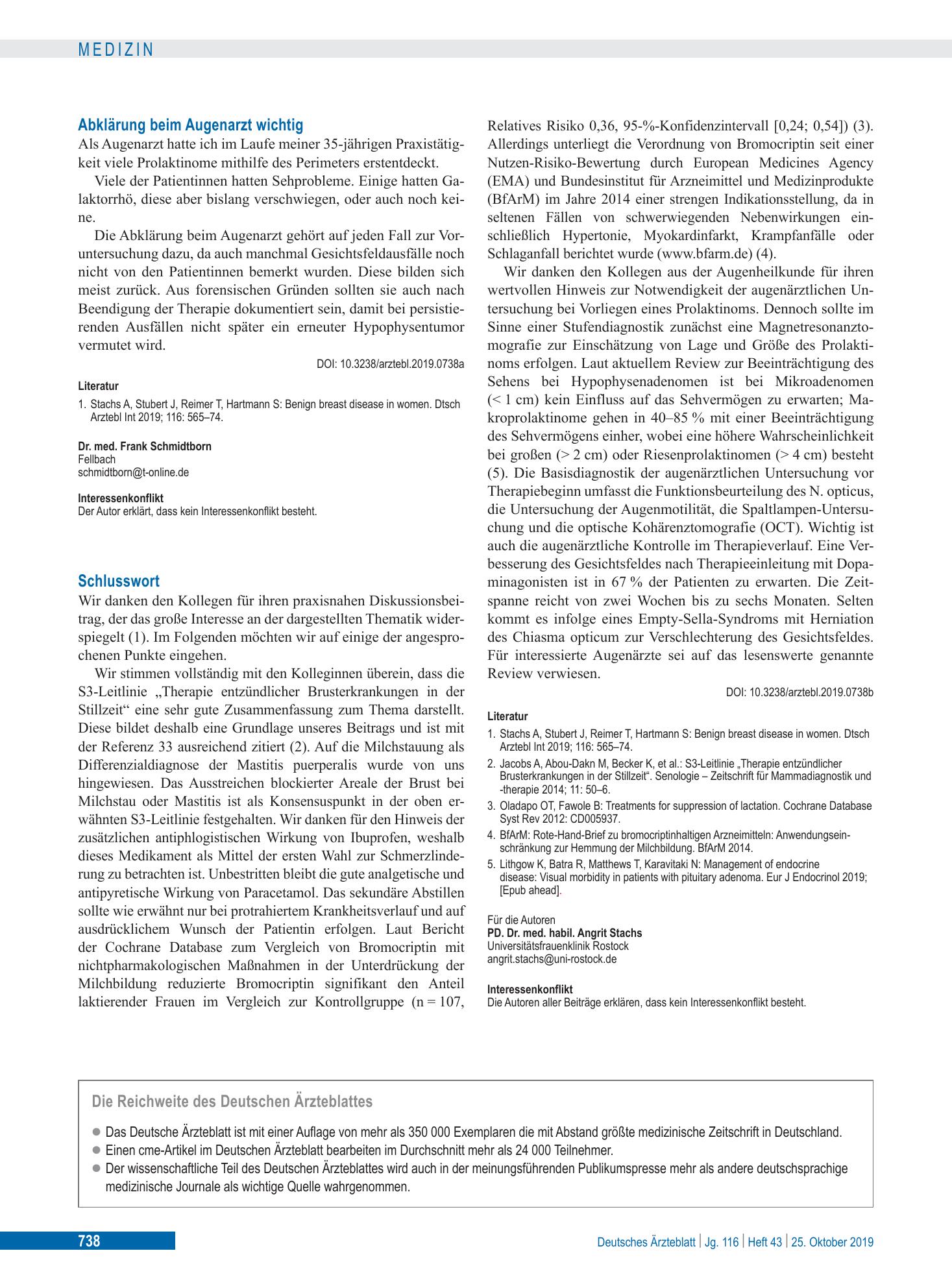 Vorschauseite 1: Schlusswort – Deutsches Ärzteblatt