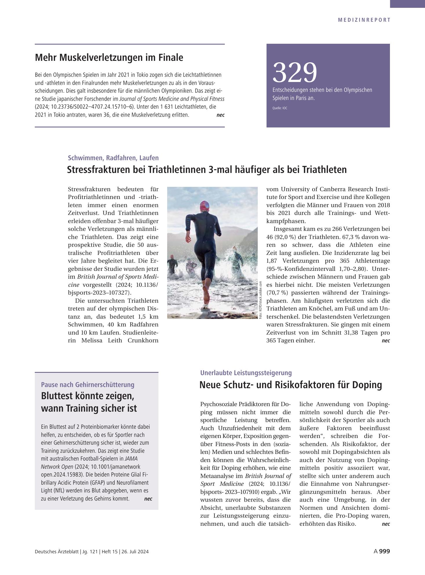 Vorschauseite 1: Zahl der Woche – Deutsches Ärzteblatt