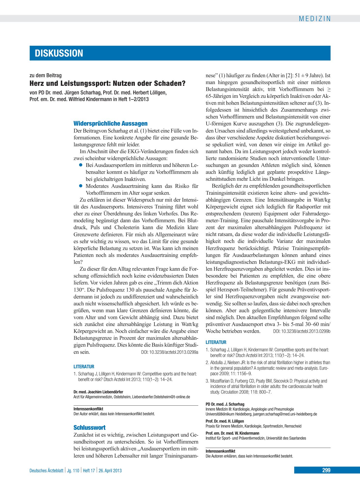Vorschauseite 1: Schlusswort – Deutsches Ärzteblatt