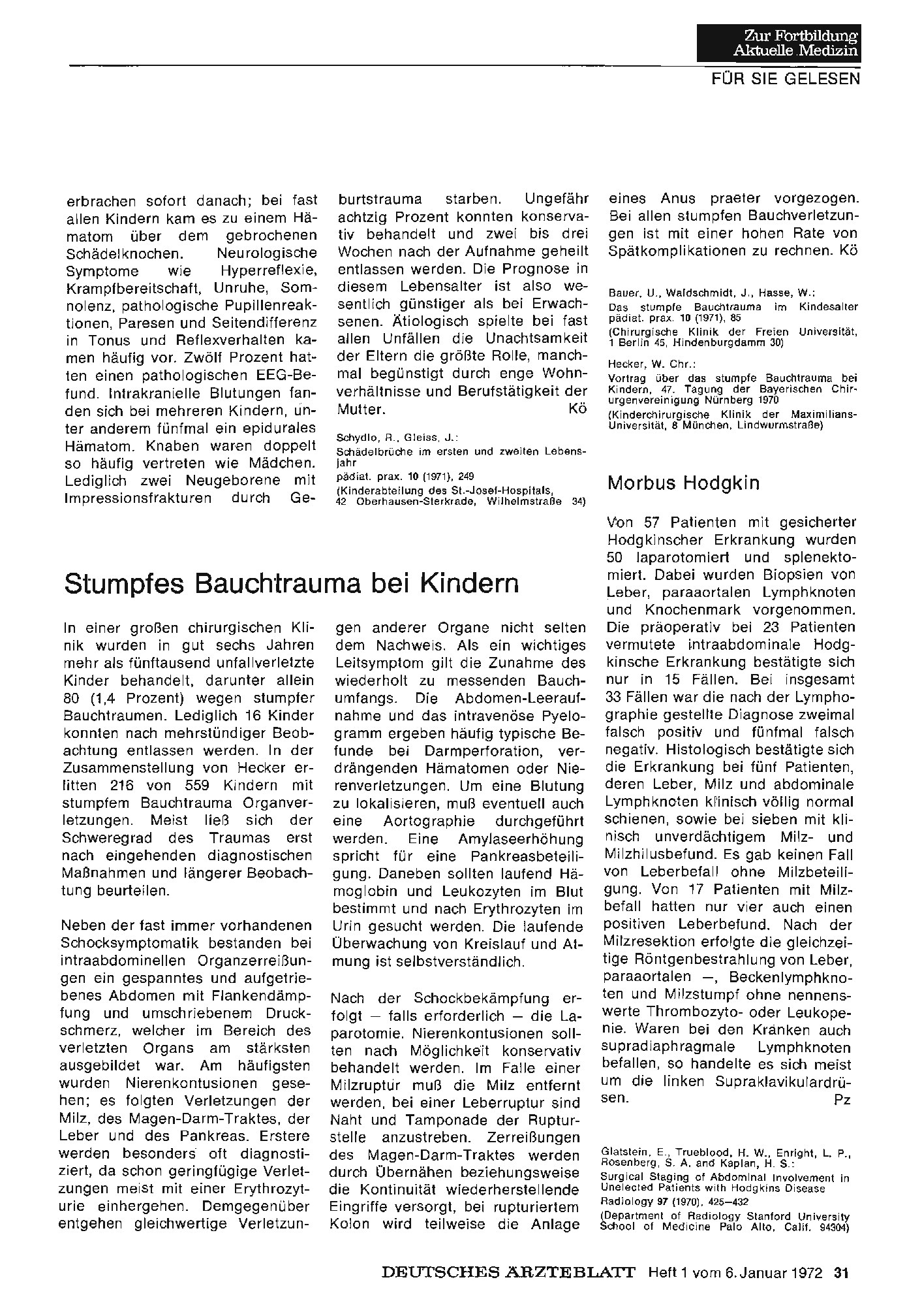 Vorschauseite 1: Morbus Hodgkin