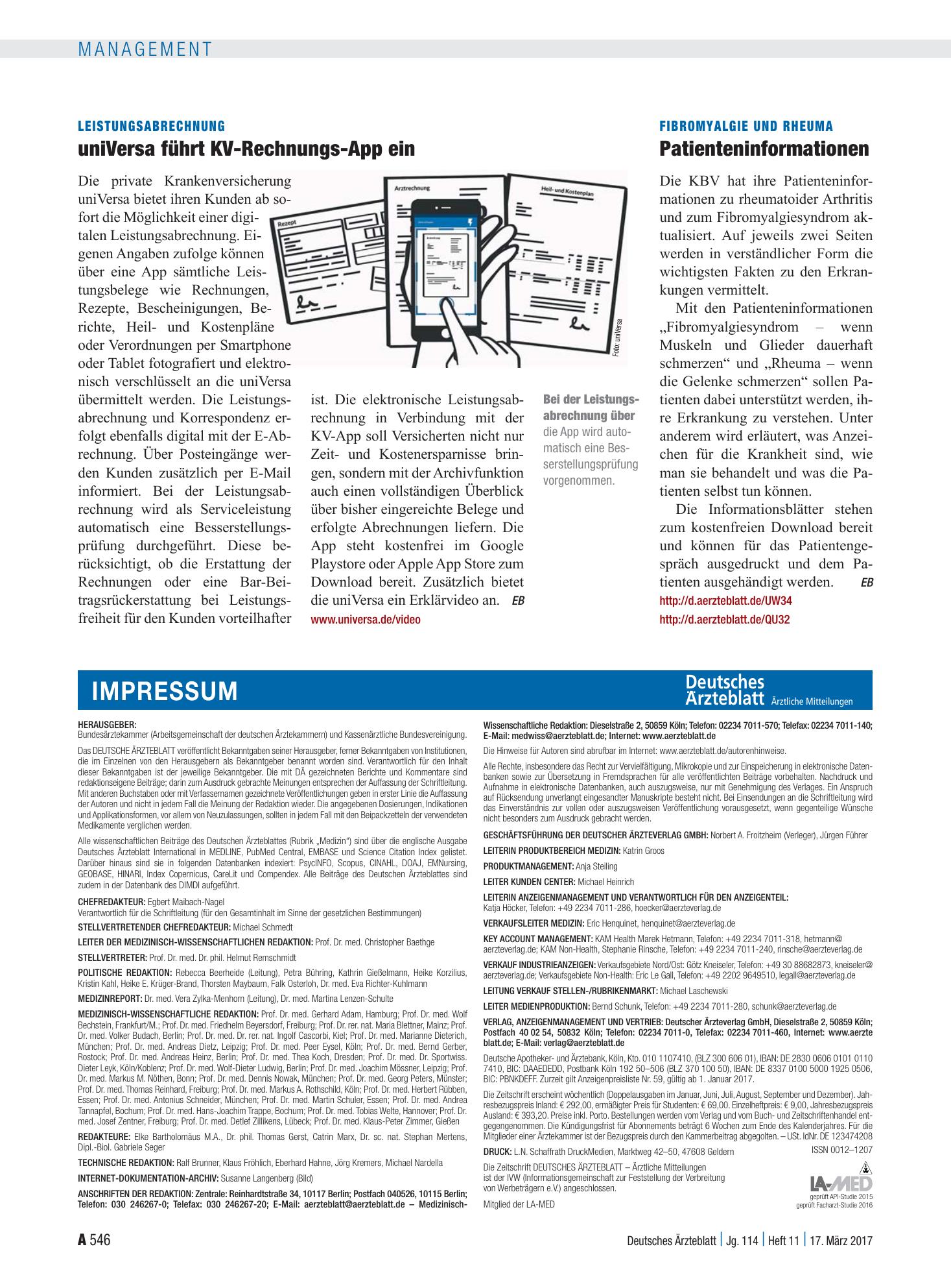 Vorschauseite 1: Fibromyalgie und Rheuma: Patienteninformationen – Deutsches Ärzteblatt
