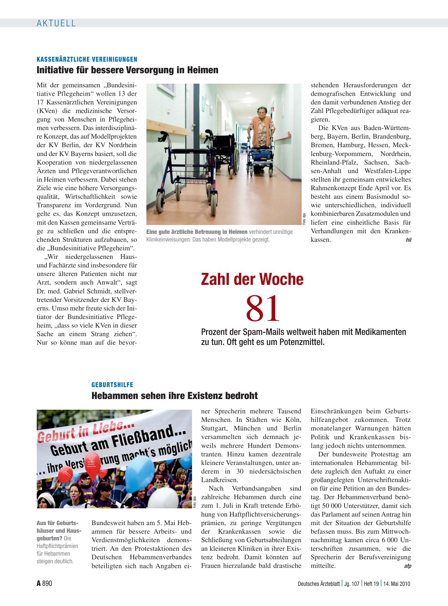 Vorschauseite 1: Zahl der Woche: 81 – Deutsches Ärzteblatt