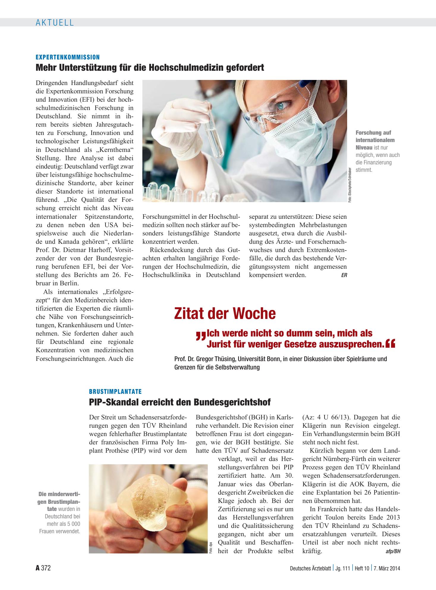 Vorschauseite 1: Zitat der Woche – Deutsches Ärzteblatt