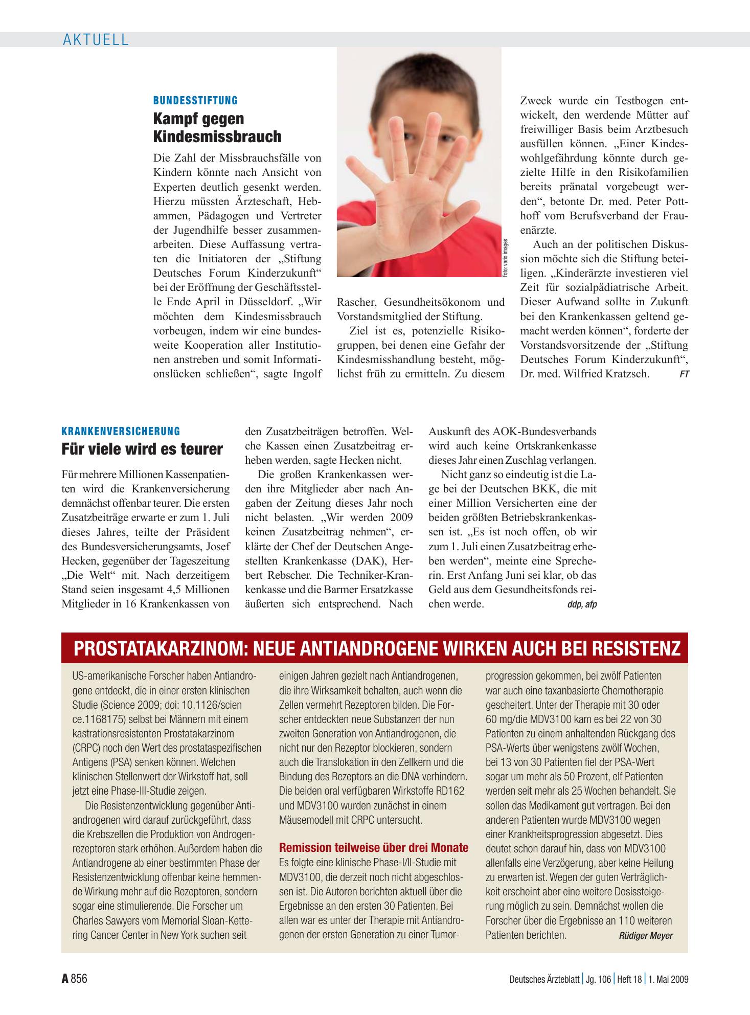 Vorschauseite 1: Krankenversicherung: Für viele wird es teurer – Deutsches Ärzteblatt