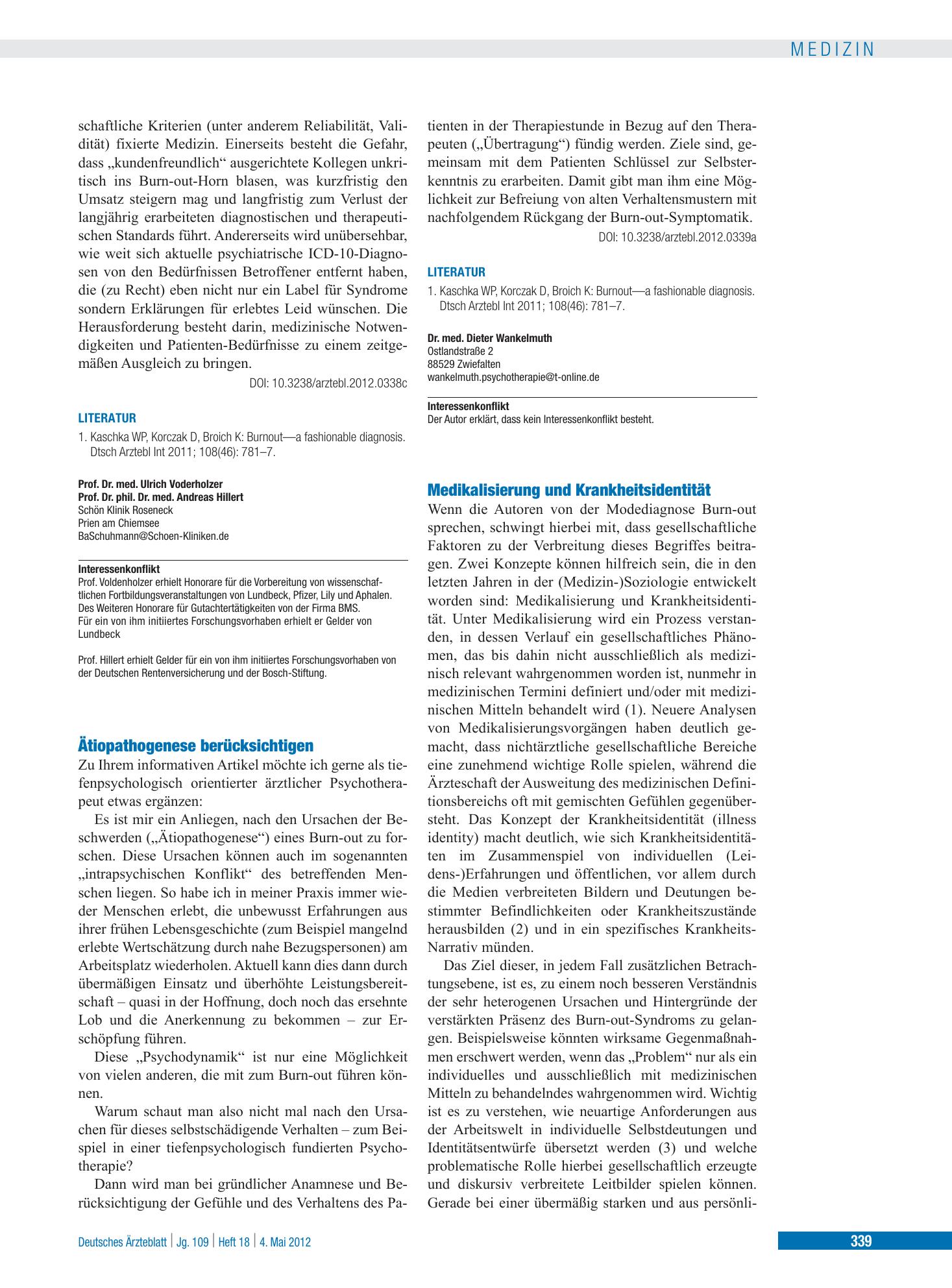 Vorschauseite 1: Ätiopathogenese berücksichtigen – Deutsches Ärzteblatt