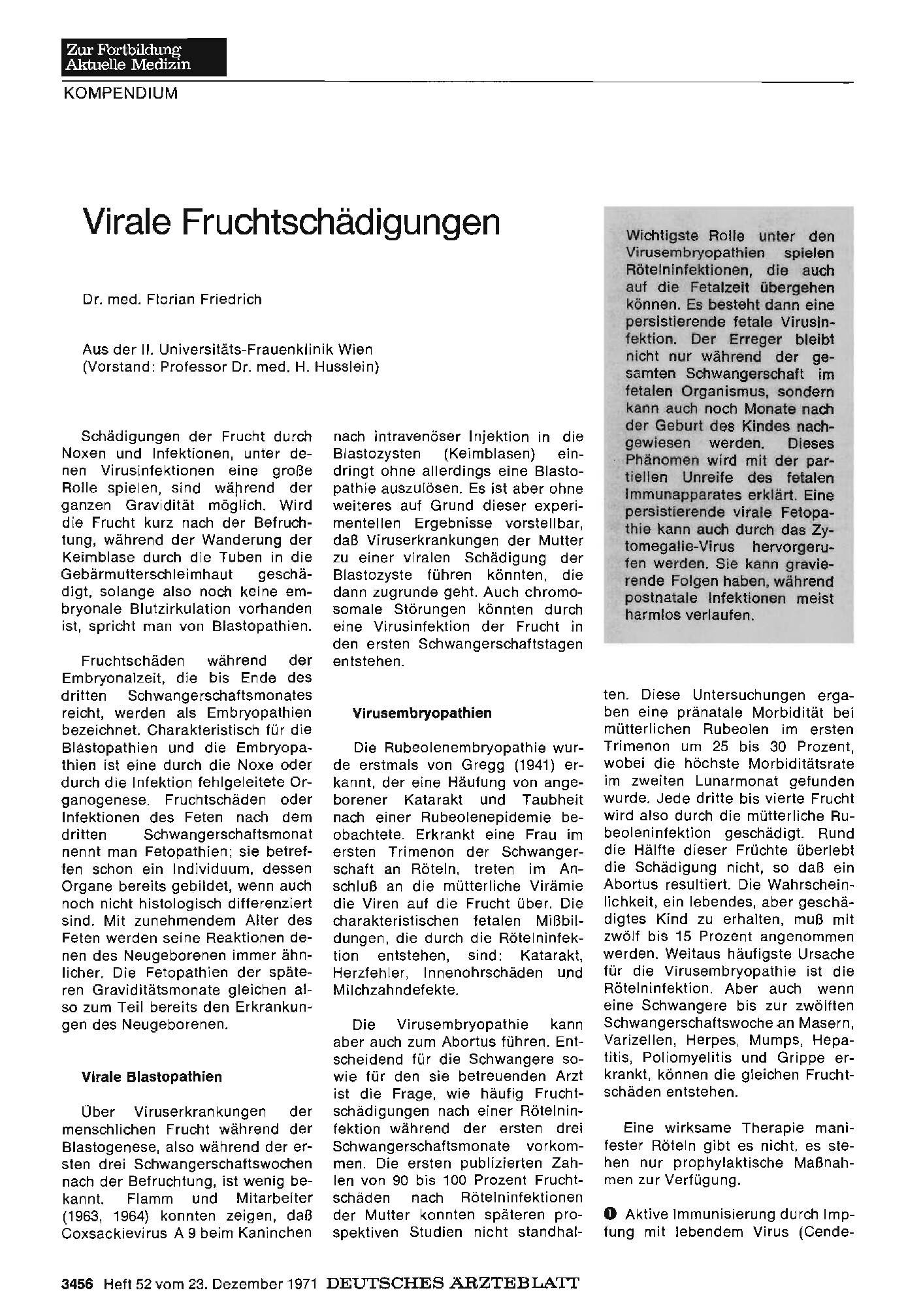 Vorschauseite 1: Virale Fruchtschädigungen