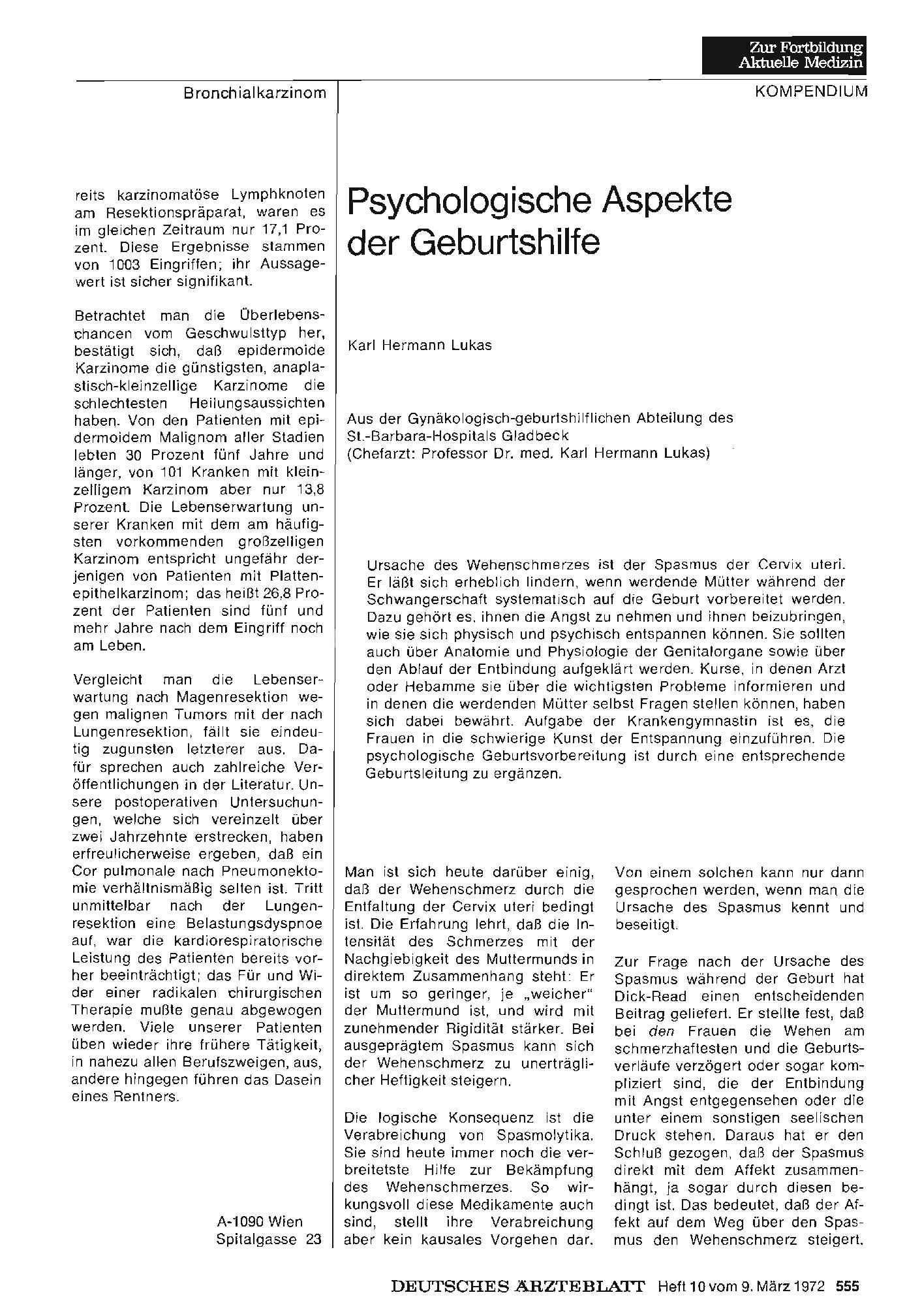 Vorschauseite 1: Psychologische Aspekte der Geburtshilfe