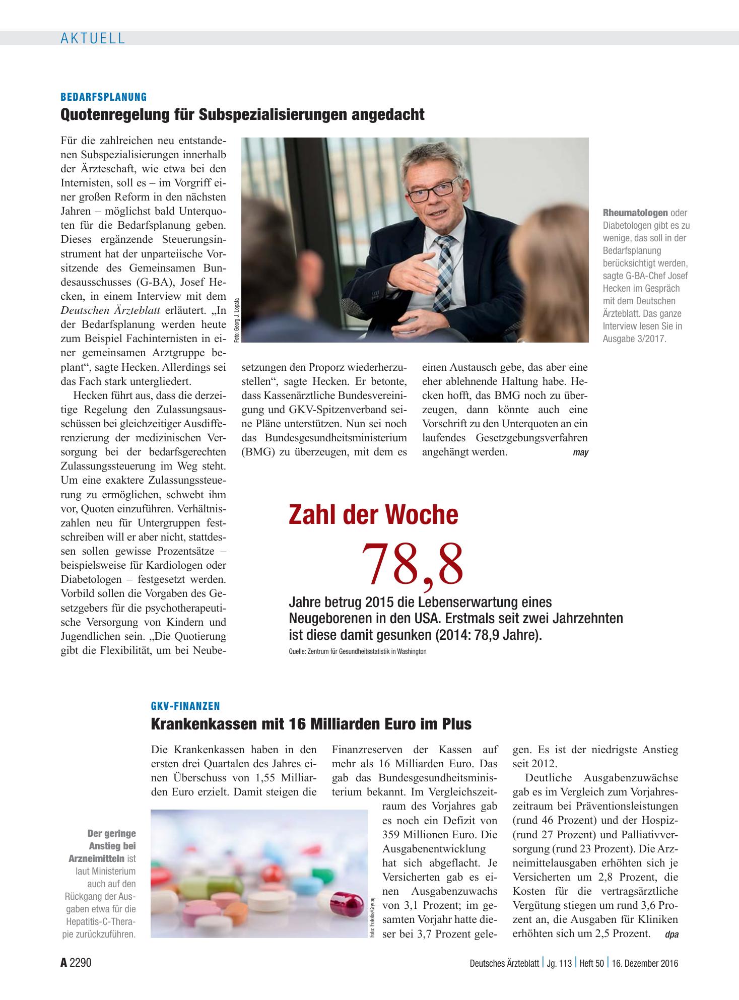 Vorschauseite 1: Zahl der Woche 78,8 – Deutsches Ärzteblatt
