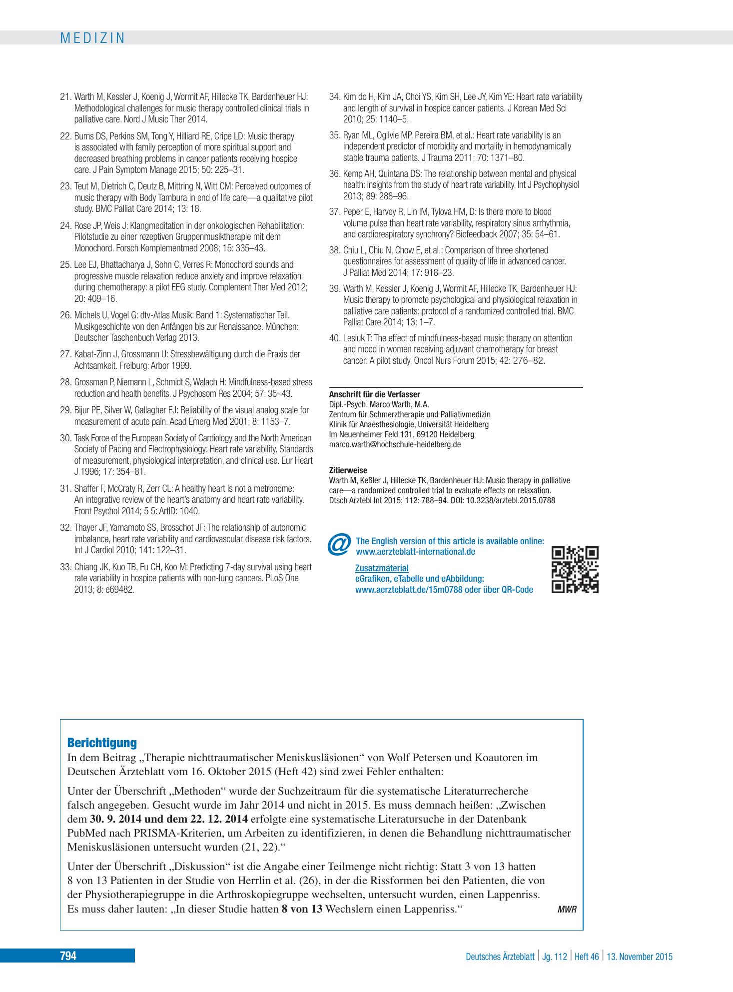 Vorschauseite 1: Berichtigung – Deutsches Ärzteblatt