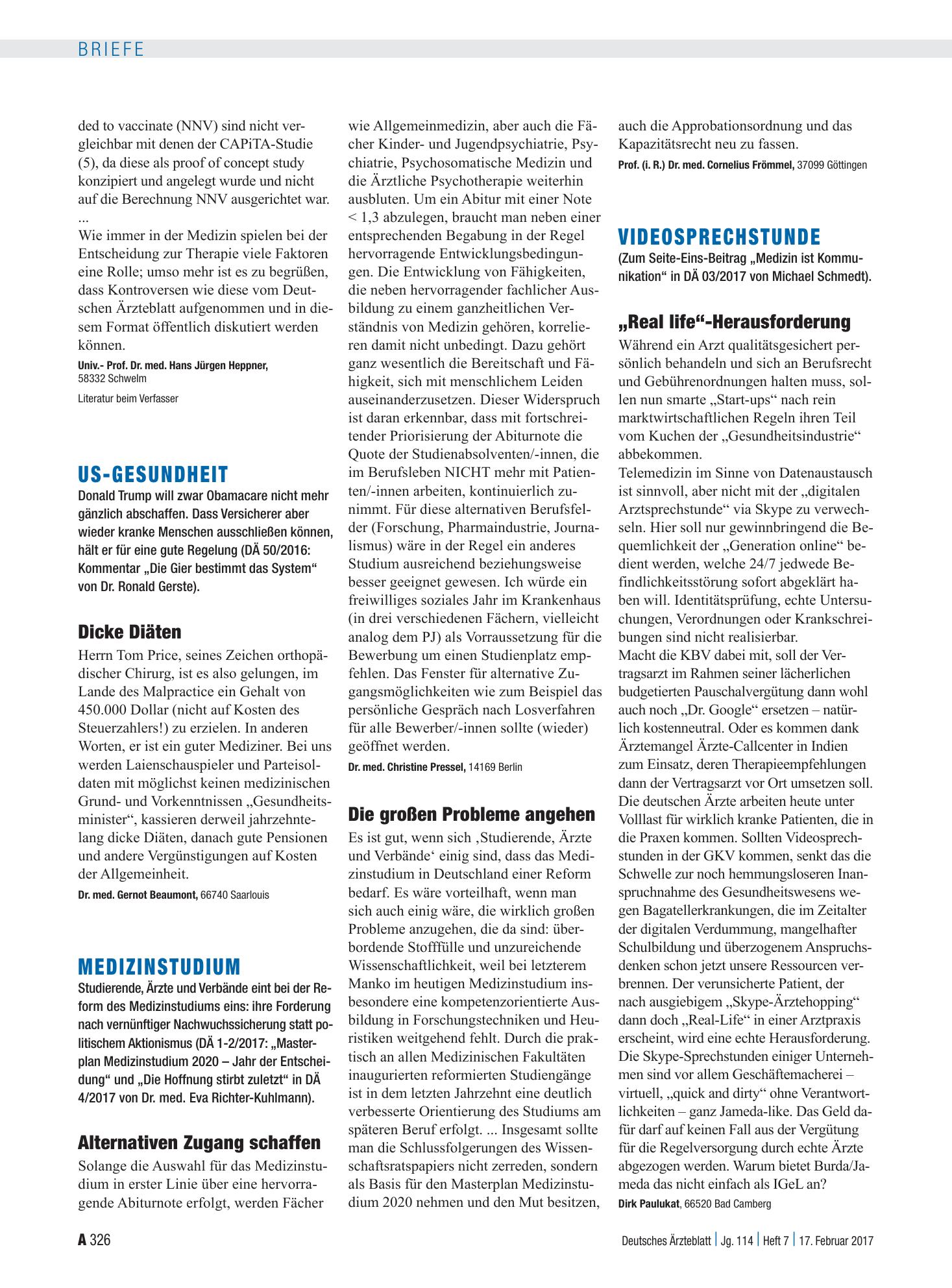 Vorschauseite 1: US-Gesundheit: Dicke Diäten – Deutsches Ärzteblatt