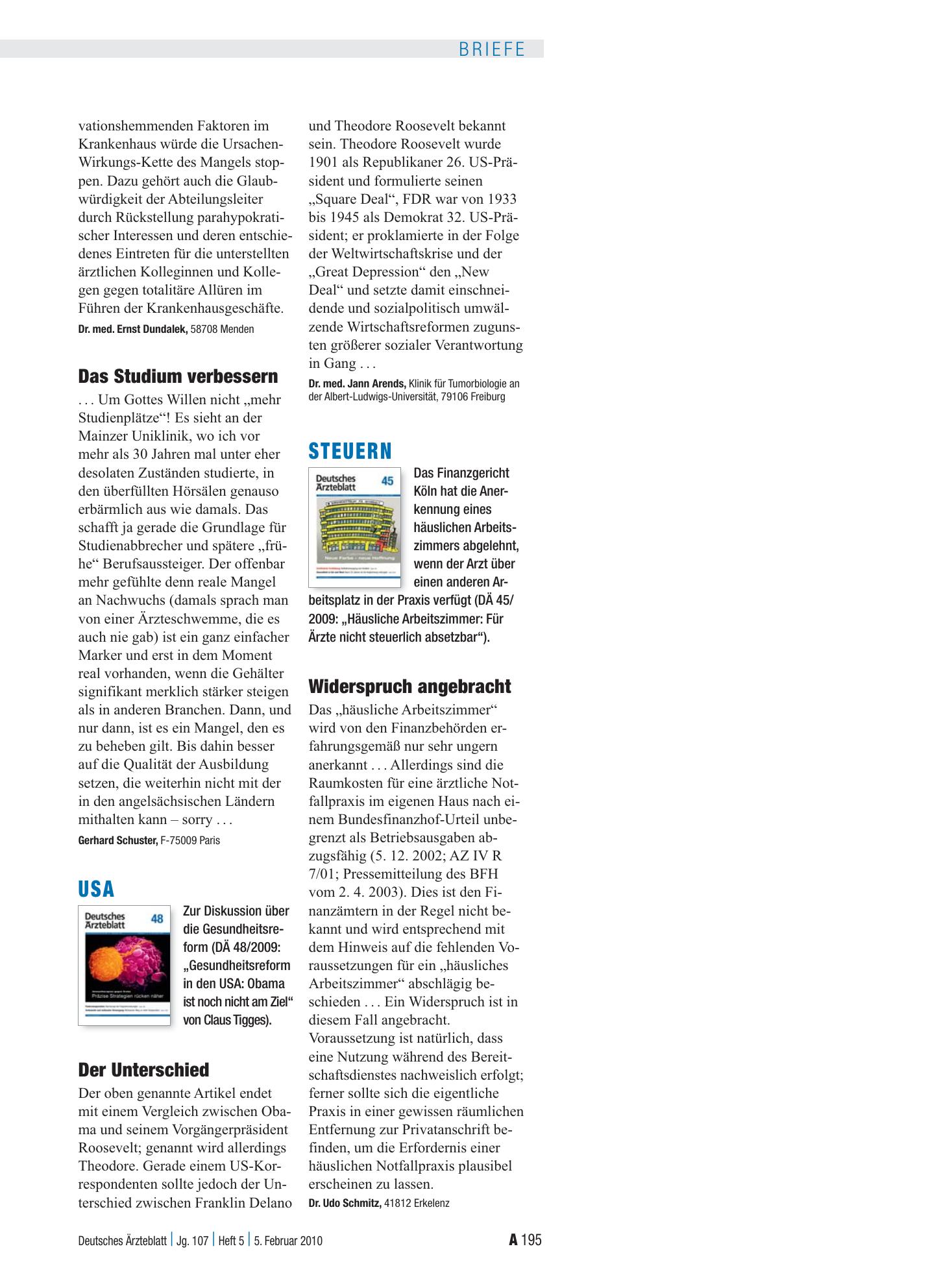 Vorschauseite 1: Ärztemangel: Das Studium verbessern – Deutsches Ärzteblatt