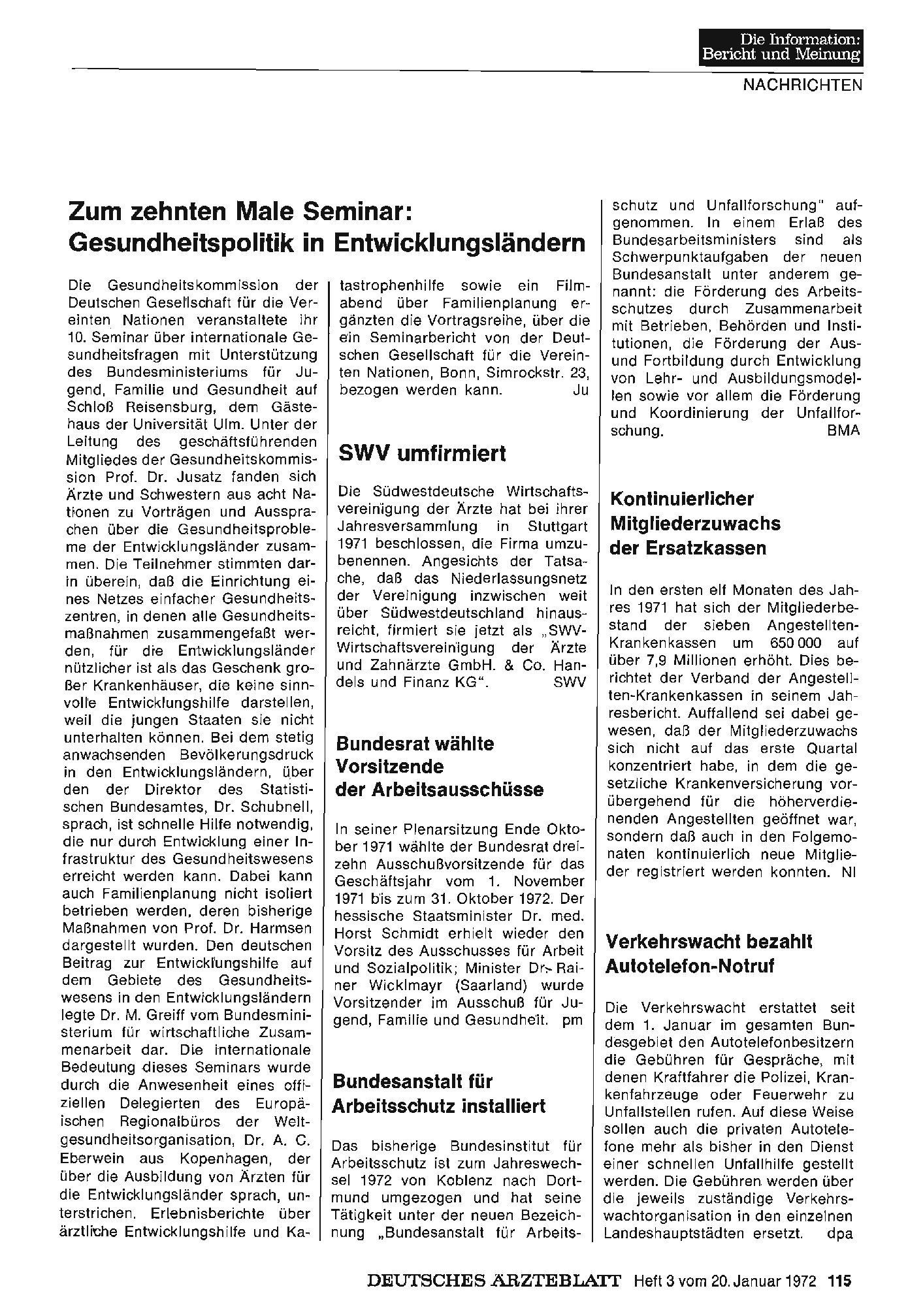 Vorschauseite 1: Kontinuierlicher Mitgliederzuwachs der Ersatzkassen
