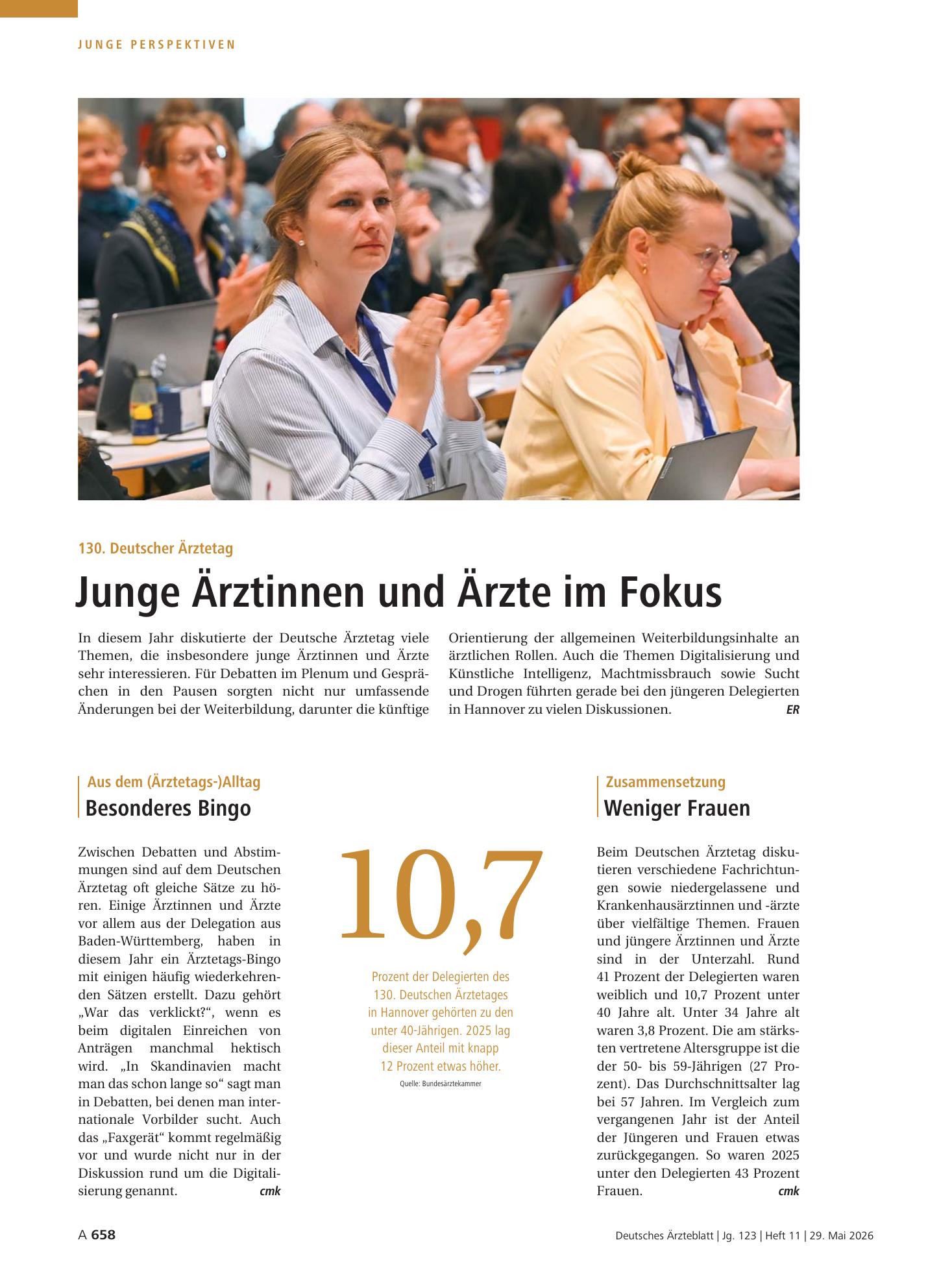 Vorschauseite 1: Zahl – Deutsches Ärzteblatt