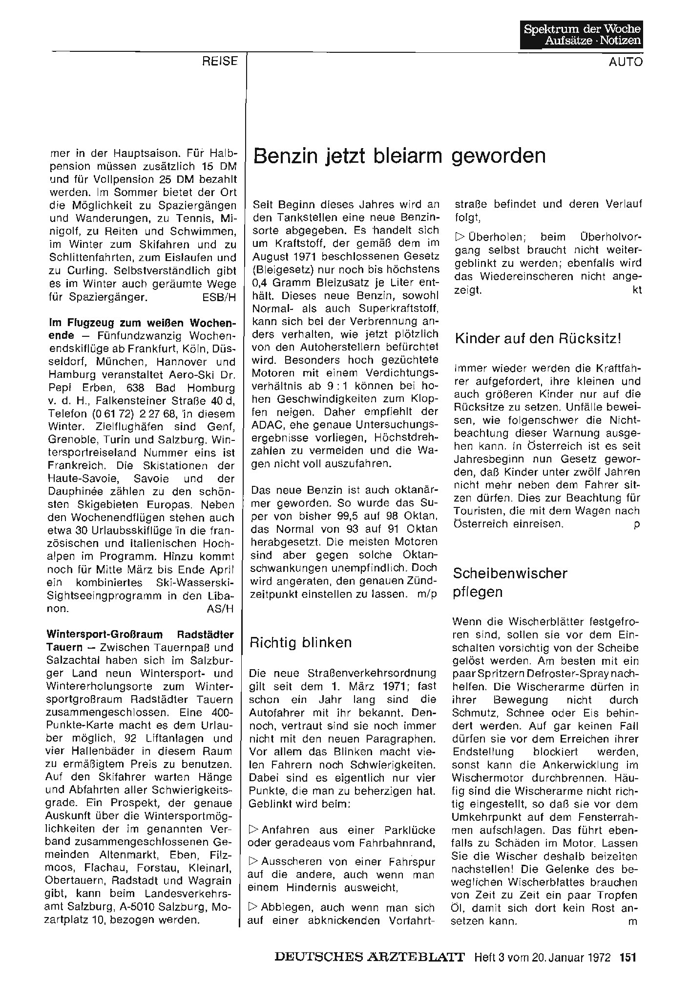 Vorschauseite 1: Richtig blinken