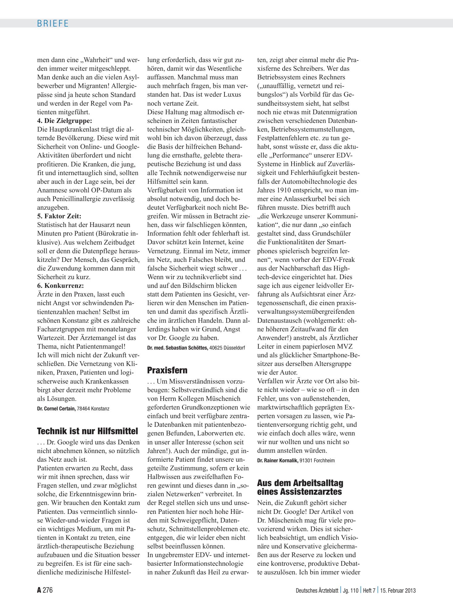 Vorschauseite 1: Gesundheitssystem: Praxisfern – Deutsches Ärzteblatt