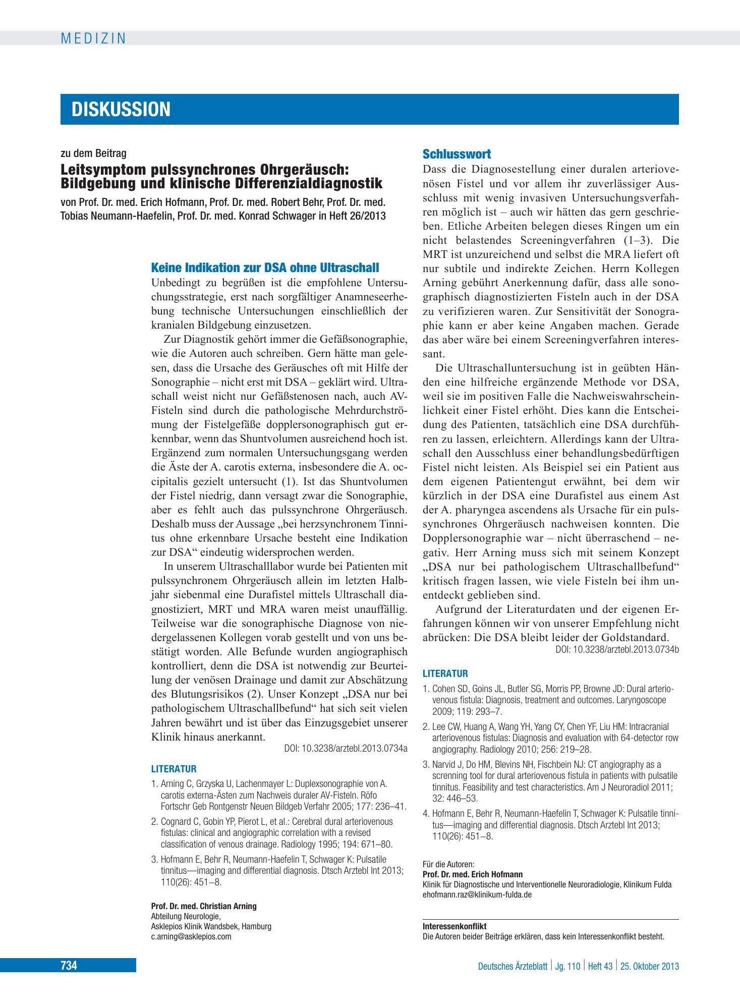 Vorschauseite 1: Schlusswort – Deutsches Ärzteblatt