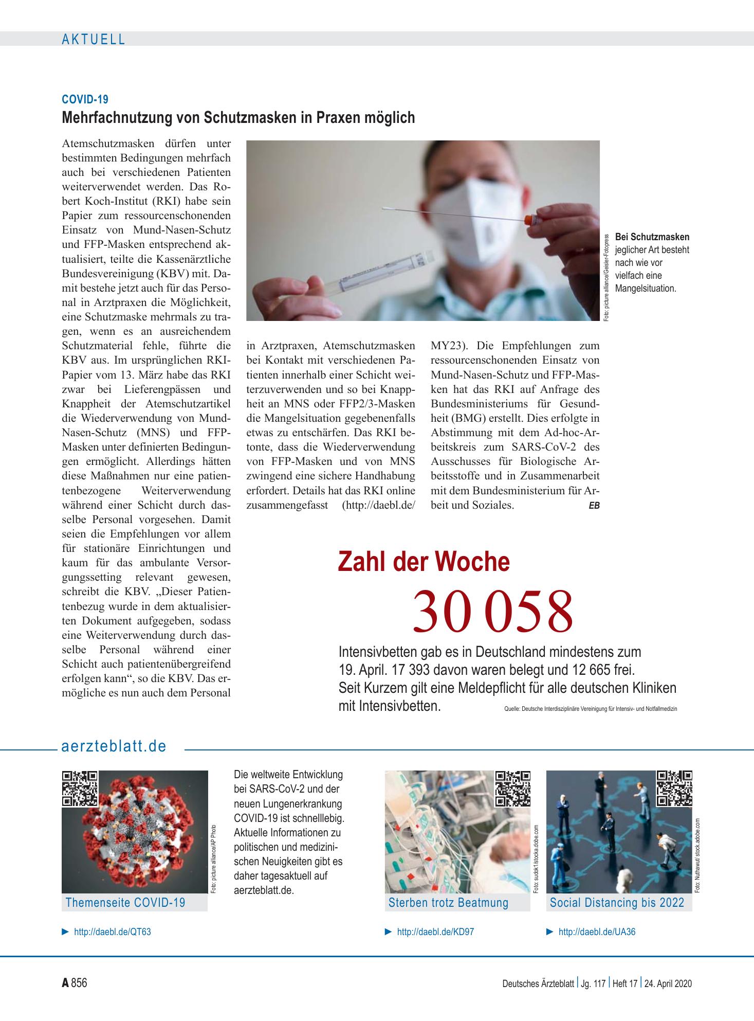 Vorschauseite 1: aerzteblatt.de – Deutsches Ärzteblatt