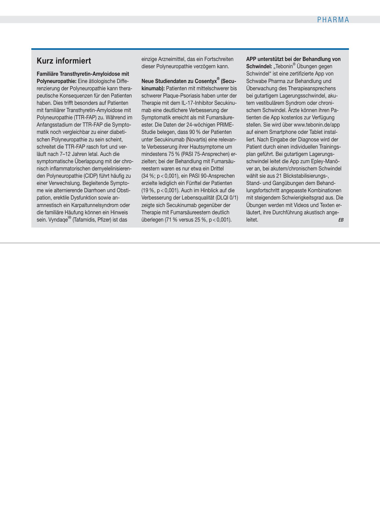 Vorschauseite 1: Kurz informiert – Deutsches Ärzteblatt