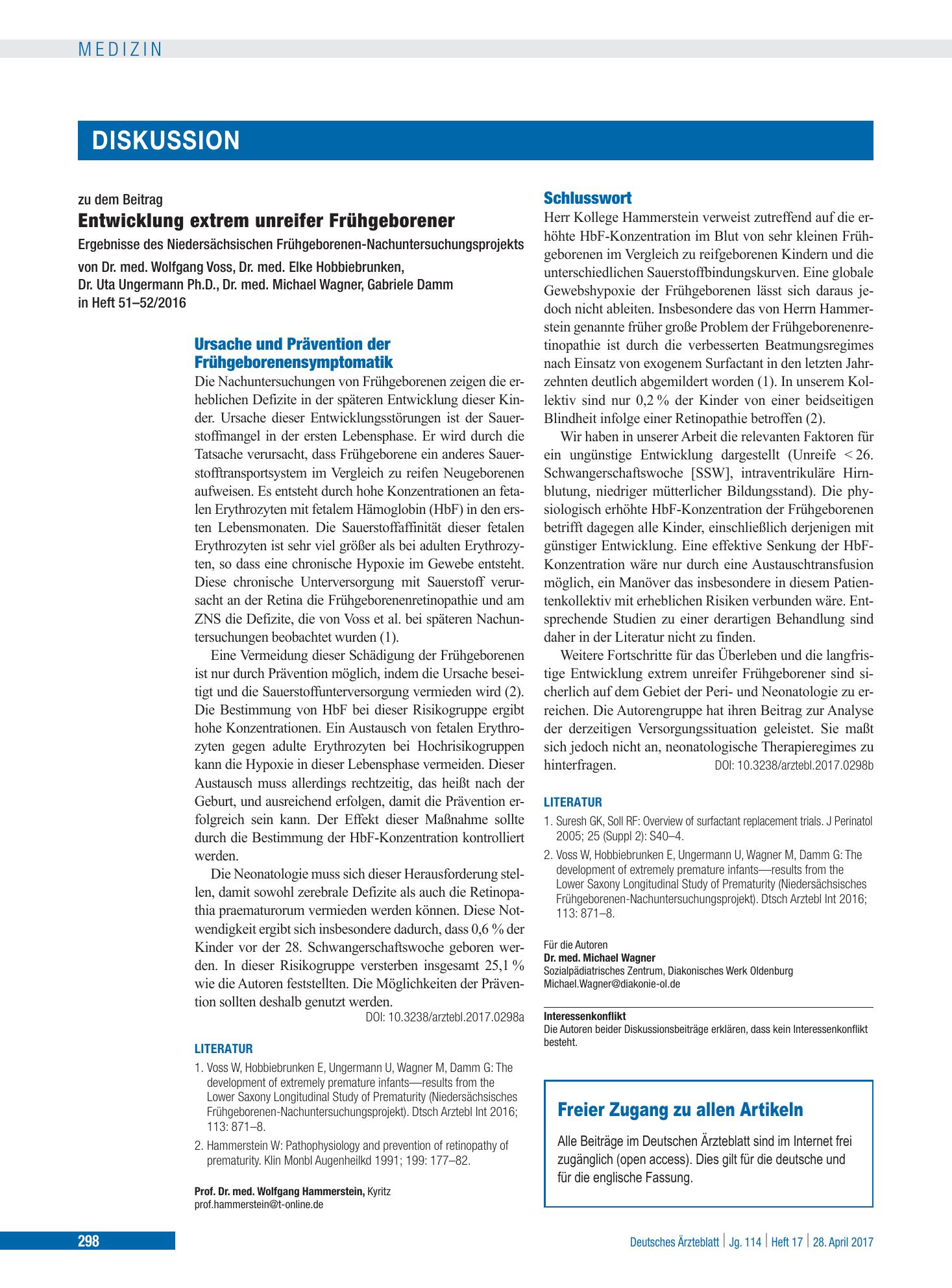 Vorschauseite 1: Schlusswort – Deutsches Ärzteblatt