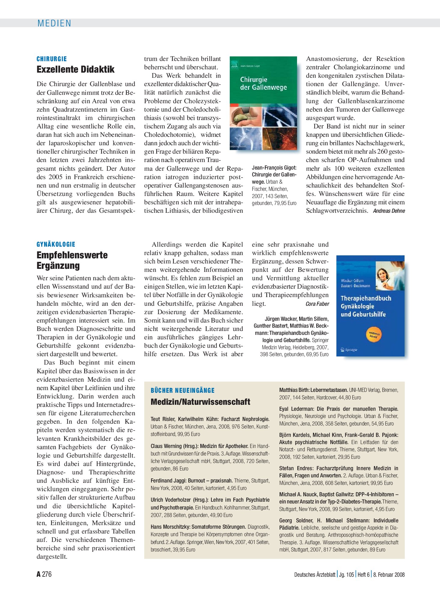 Vorschauseite 1: Chirurgie: Exzellente Didaktik – Deutsches Ärzteblatt