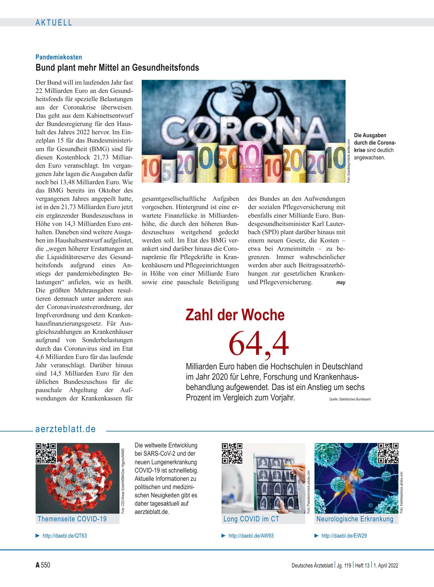 Vorschauseite 1: aerzteblatt.de – Deutsches Ärzteblatt