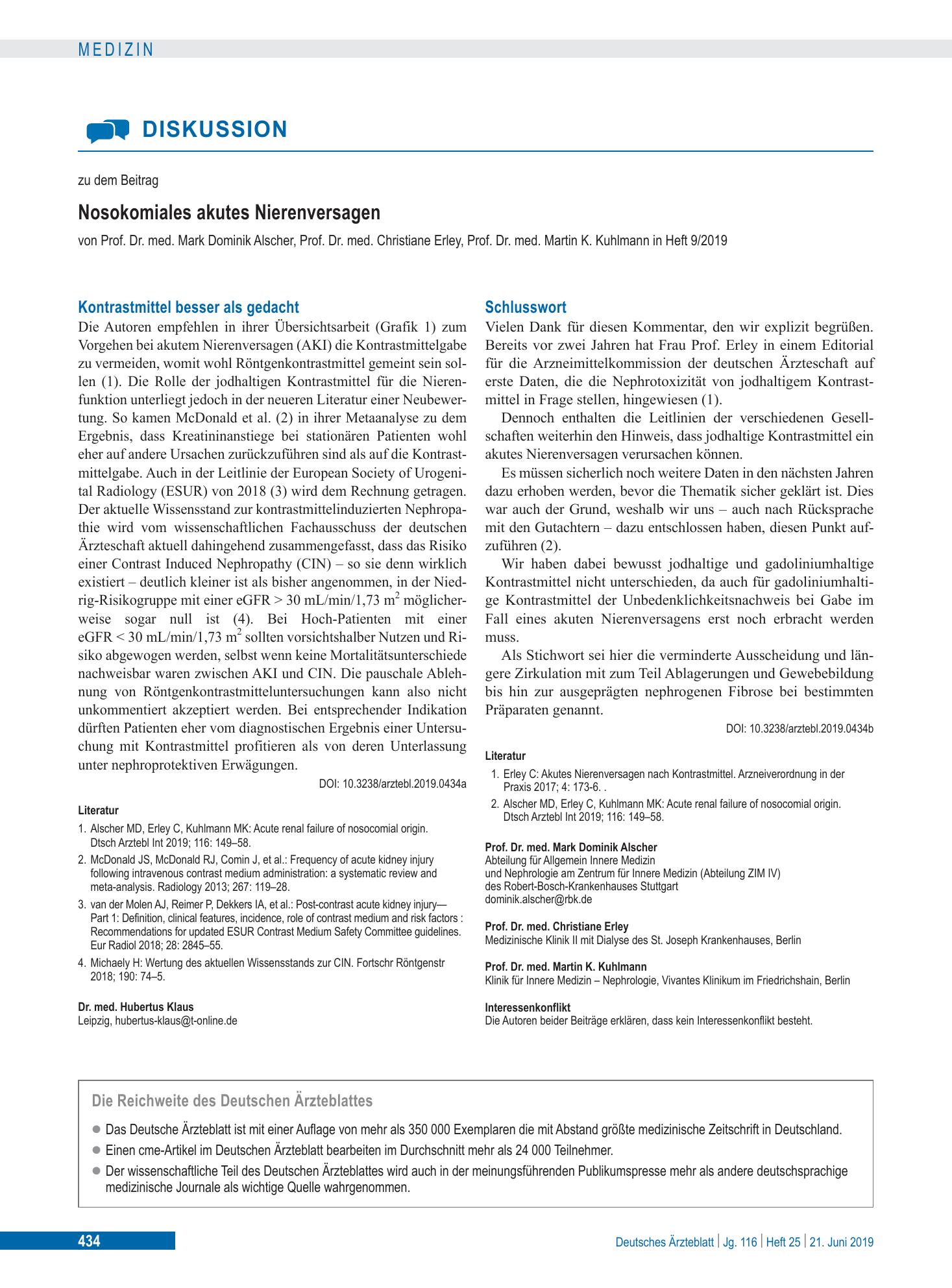 Vorschauseite 1: Schlusswort – Deutsches Ärzteblatt