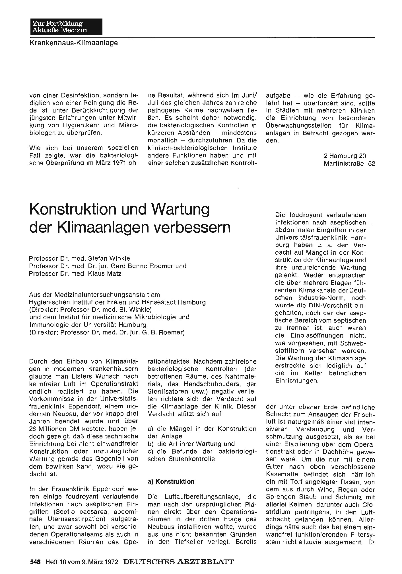 Vorschauseite 1: Konstruktion und Wartung der Klimaanlagen verbessern