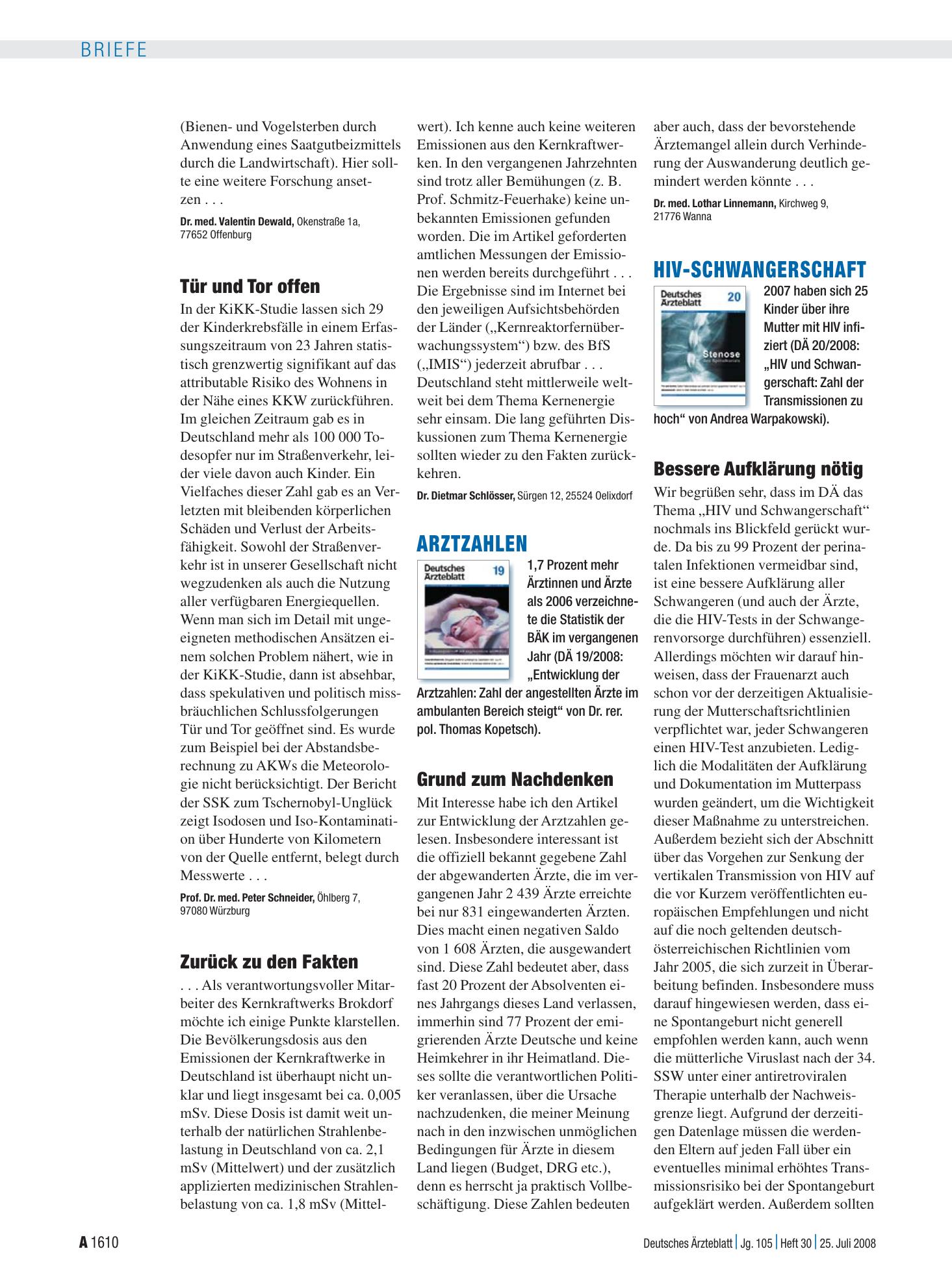Vorschauseite 1: Kinderkrebs: Tür und Tor offen – Deutsches Ärzteblatt