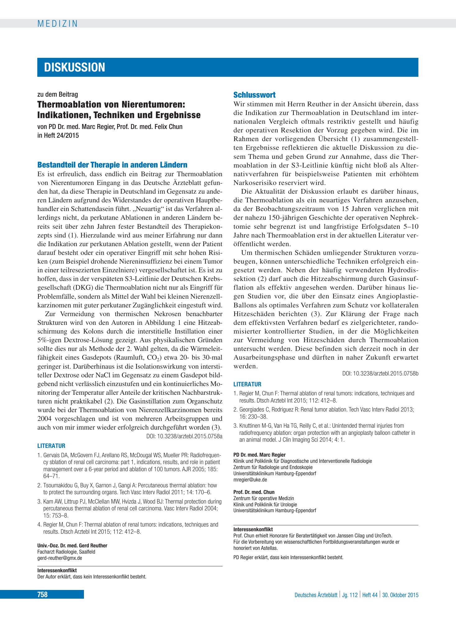 Vorschauseite 1: Schlusswort – Deutsches Ärzteblatt