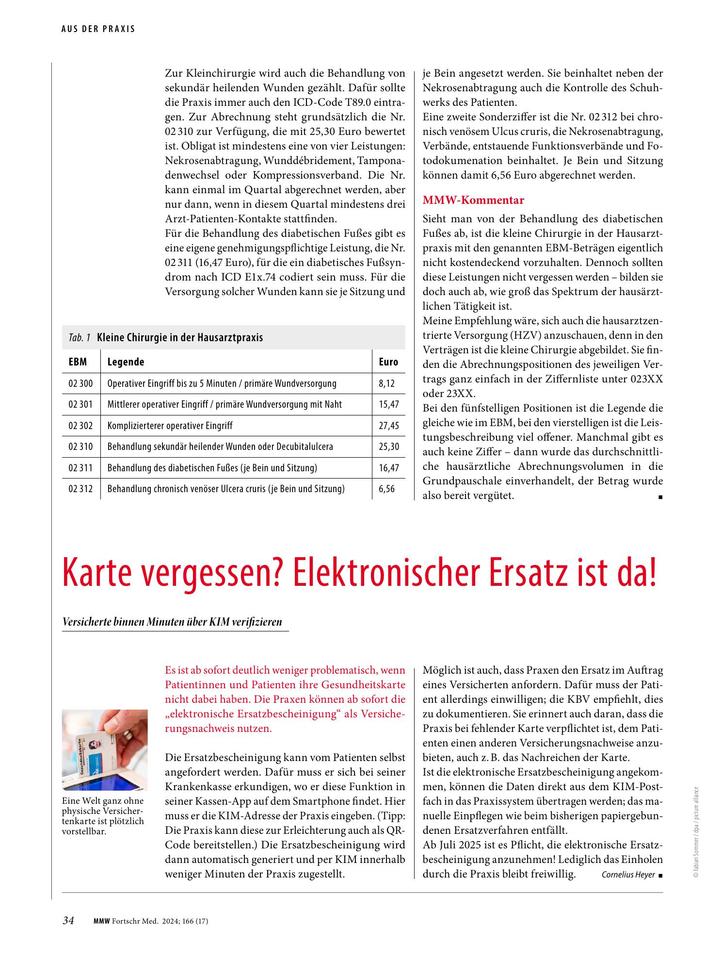 Vorschauseite 1: Karte vergessen? Elektronischer Ersatz ist da!