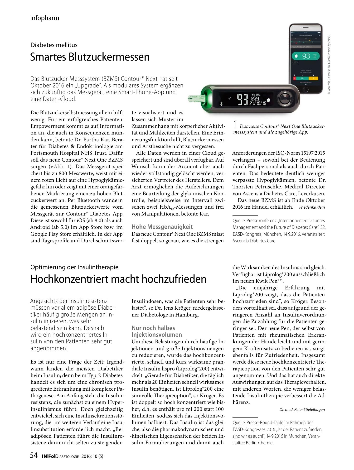 Vorschauseite 1: Smartes Blutzuckermessen