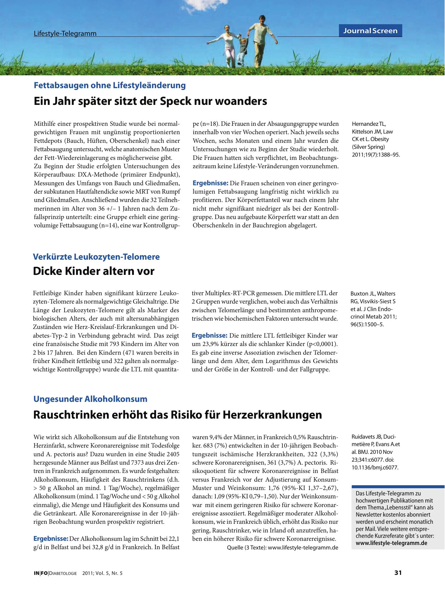 Vorschauseite 1: Dicke Kinder altern vor
