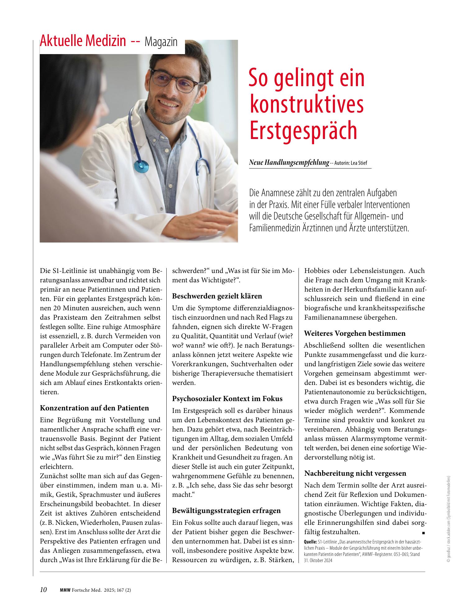 Vorschauseite 1: So gelingt ein konstruktives Erstgespräch