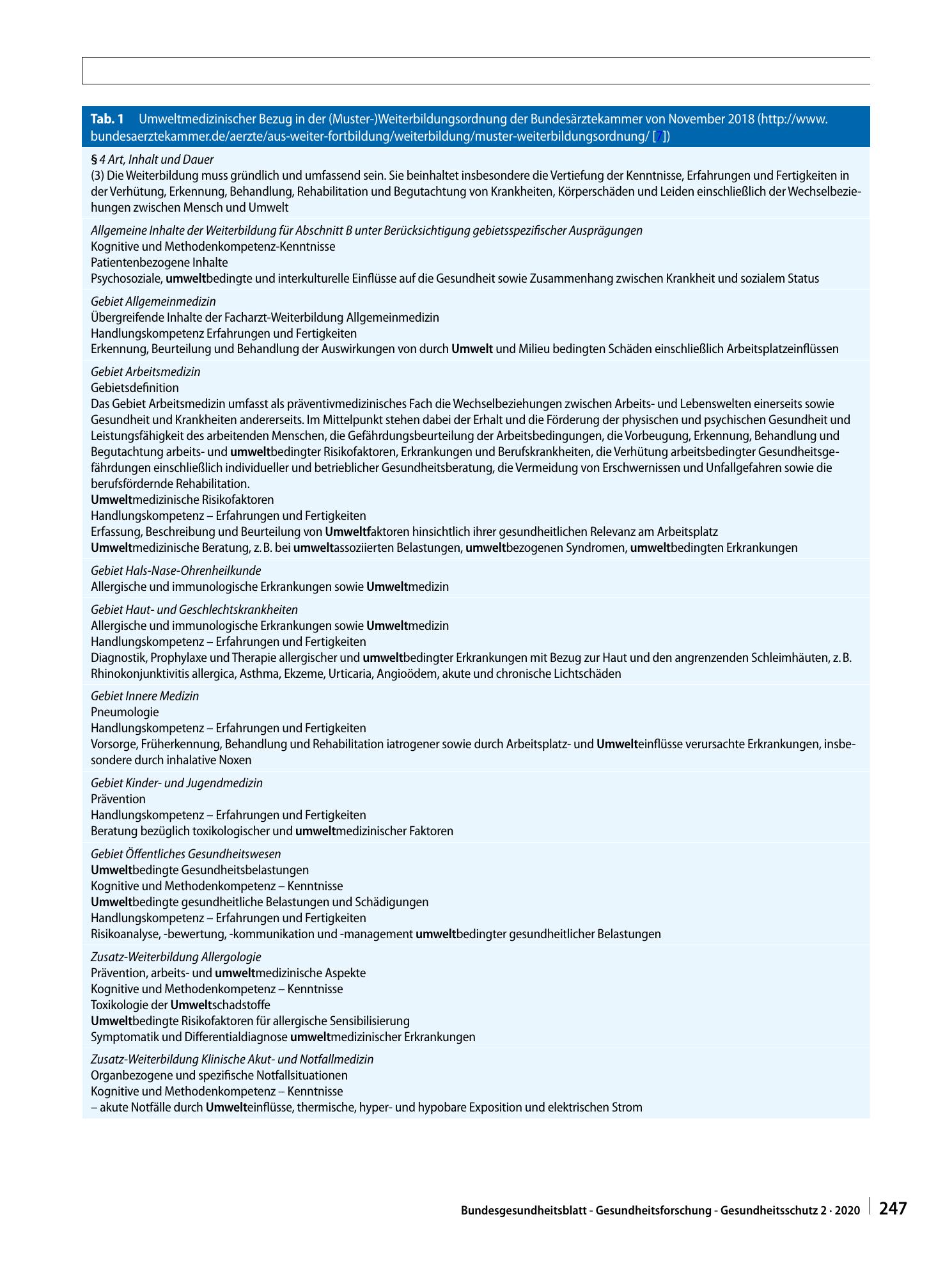 Vorschauseite 6: Umweltmedizinische Versorgungssituation von Patientinnen und Patienten in Deutschland