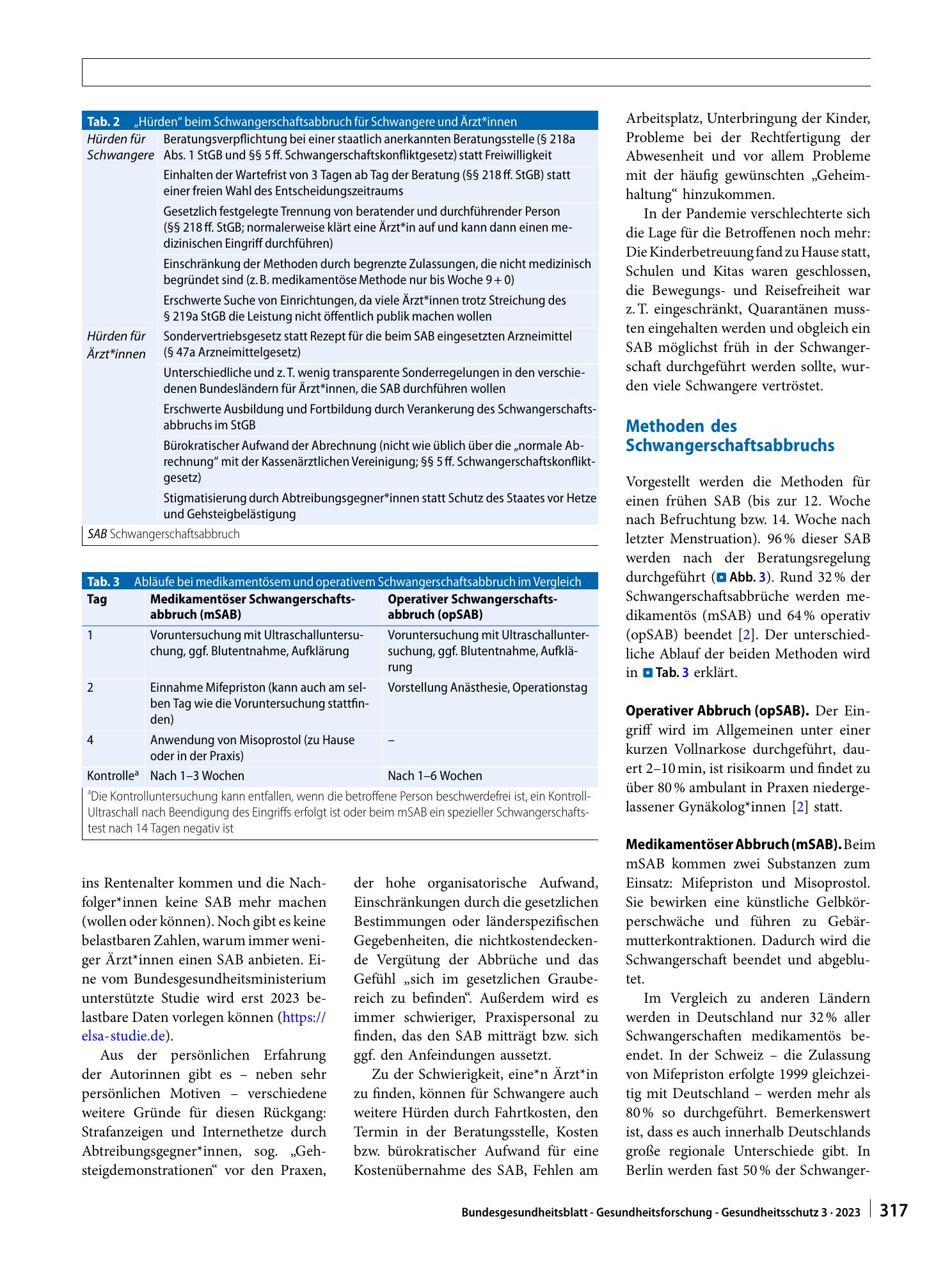 Vorschauseite 6: Schwangerschaftsabbruch in Deutschland: Gesetzeslage, Herausforderungen und aktuelle Entwicklungen unter Berücksichtigung der COVID-19-Pandemie