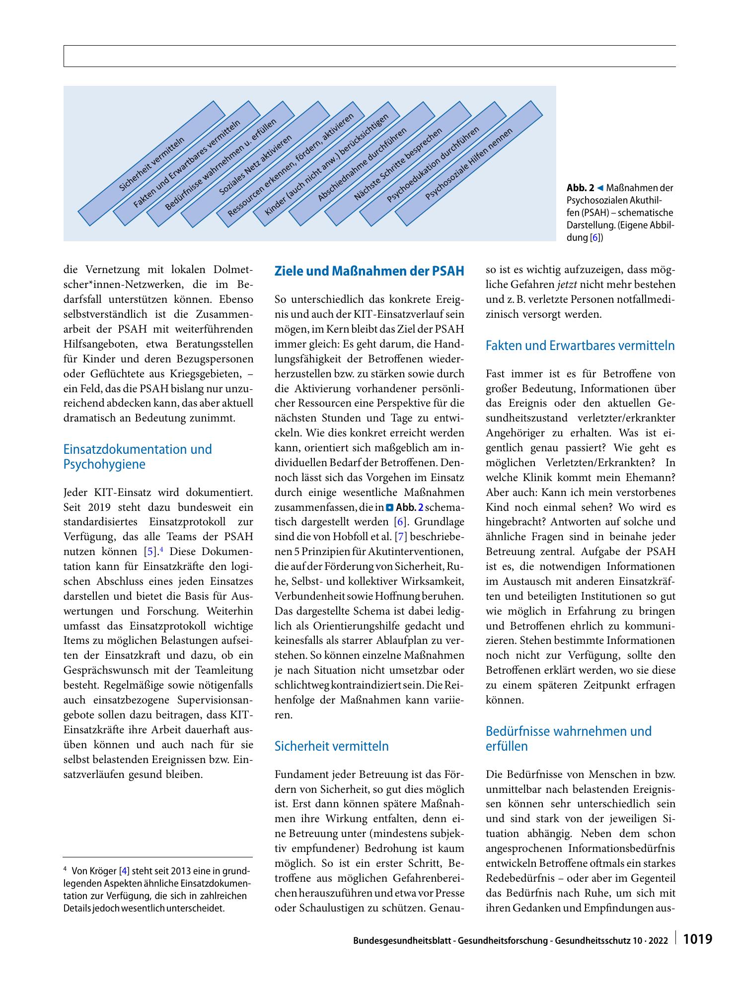 Vorschauseite 4: Notfälle aus Perspektive der Psychosozialen Akuthilfen – Die Arbeit von Kriseninterventionsteams