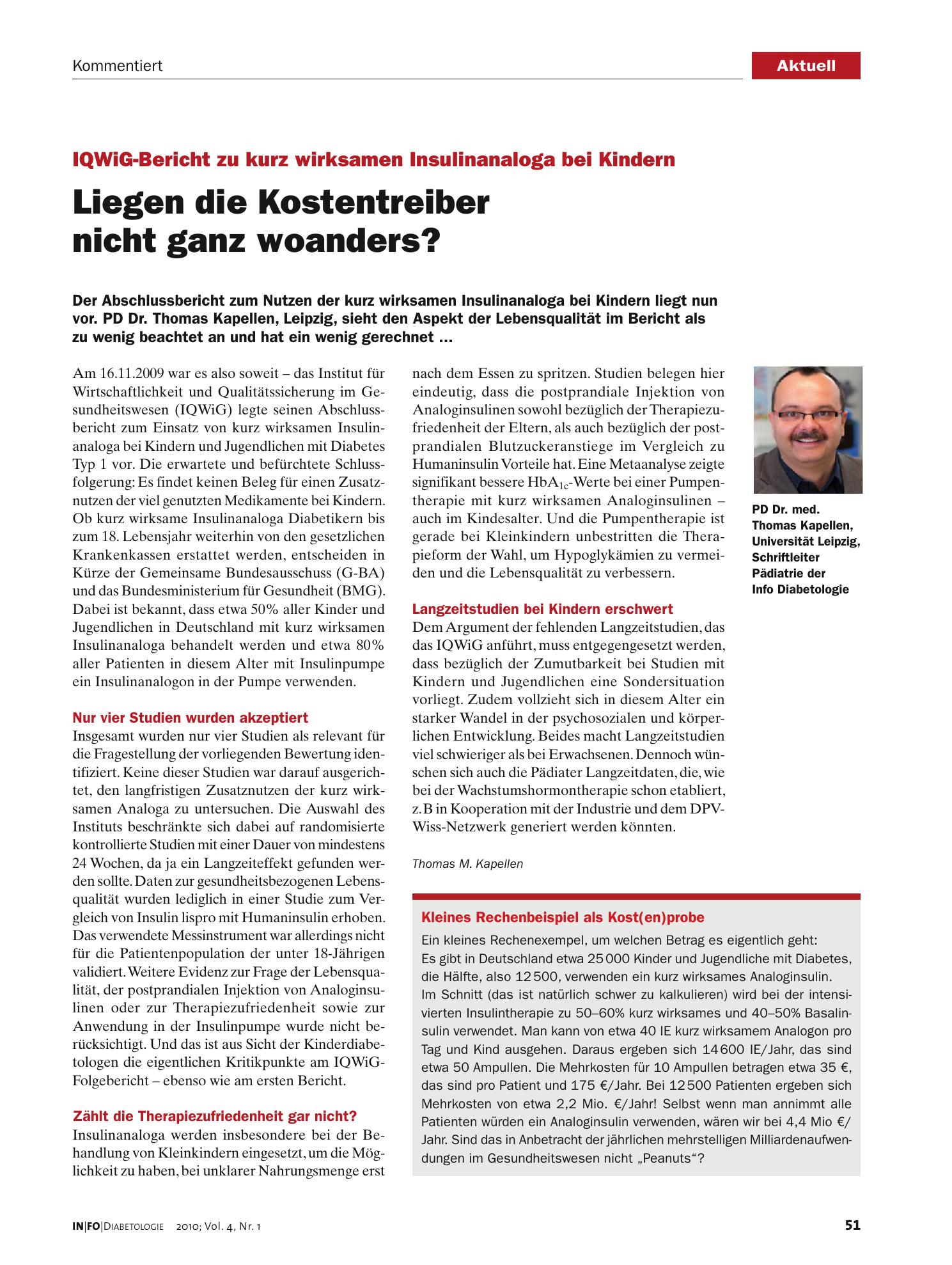 Vorschauseite 1: Liegen die Kostentreiber nicht ganz woanders?