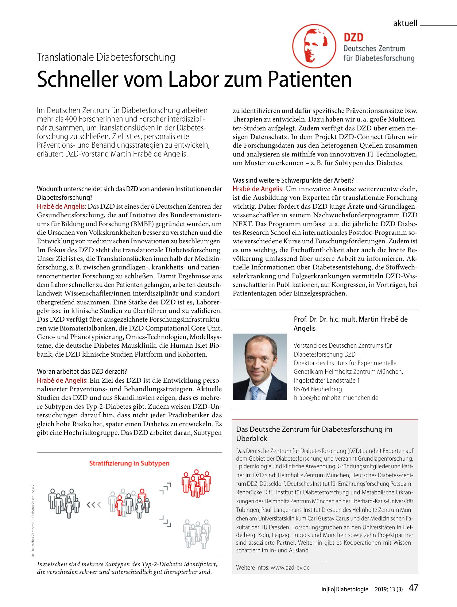 Vorschauseite 1: Schneller vom Labor zum Patienten